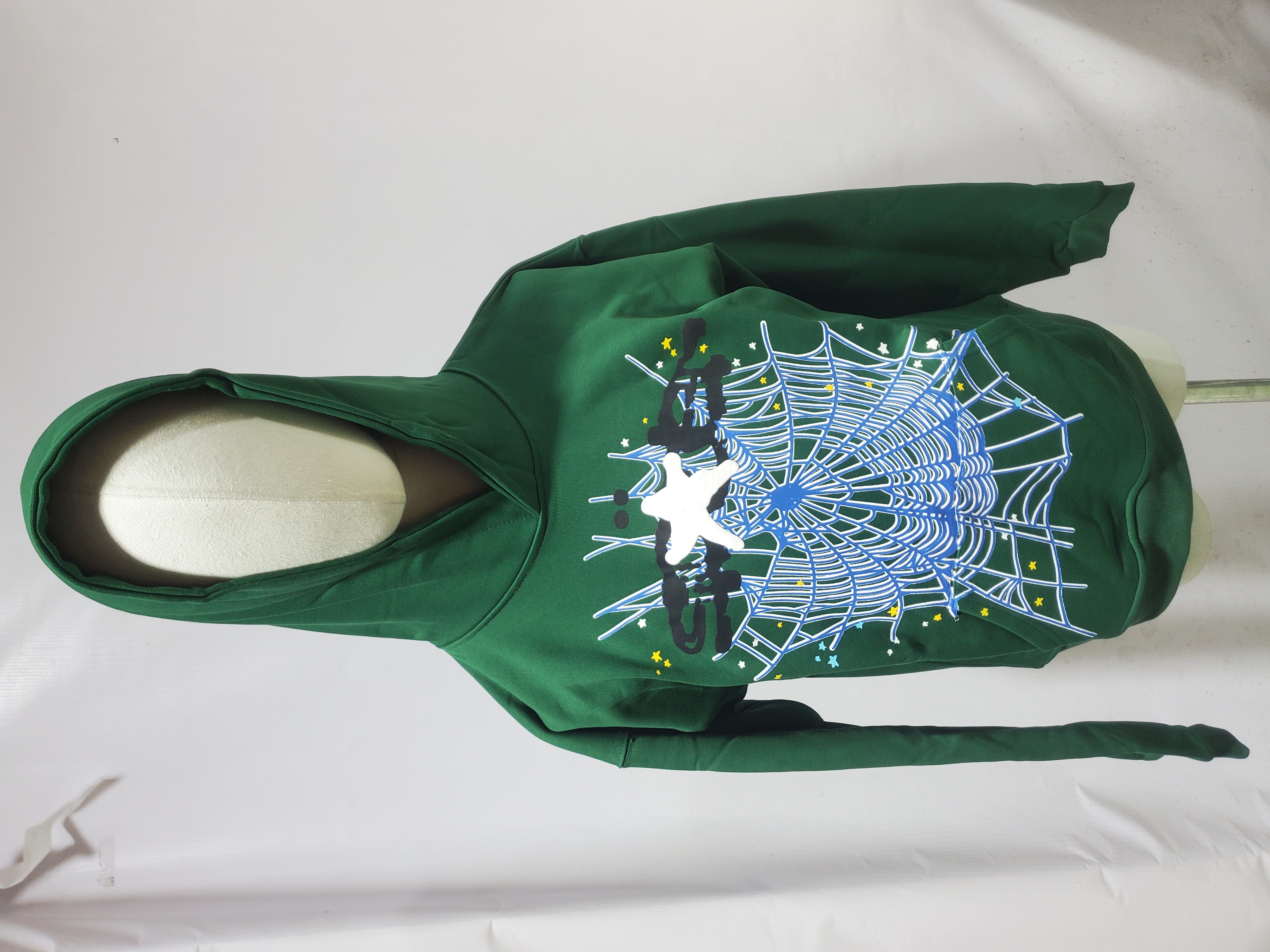 Sp5der Web Hoodie Hunter Green review Obosneaker 00