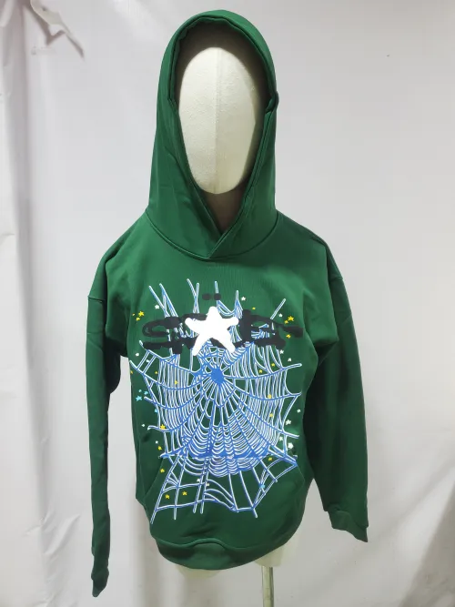 Sp5der Web Hoodie Hunter Green review 