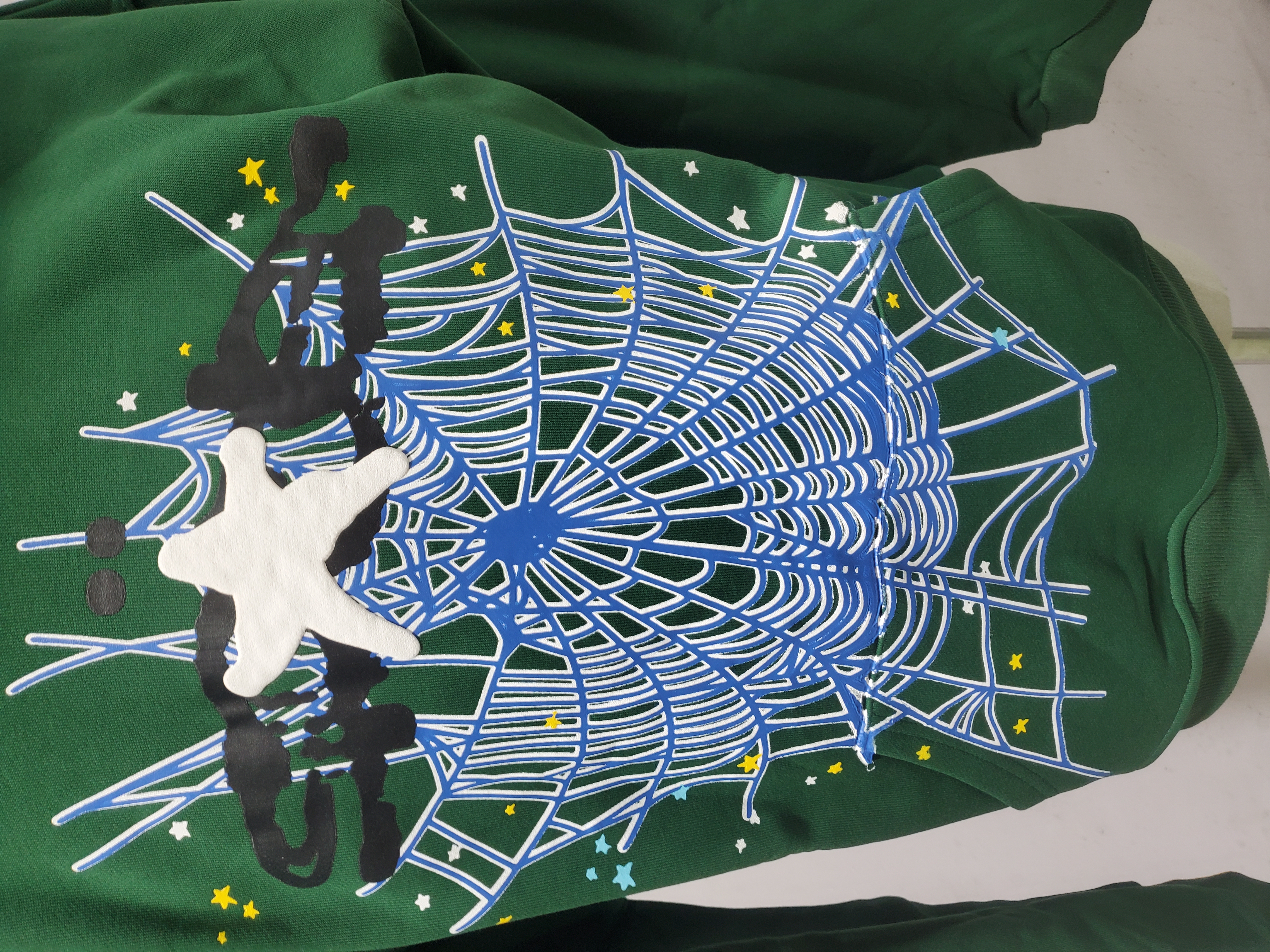 Sp5der Web Hoodie Hunter Green review Obosneaker 03