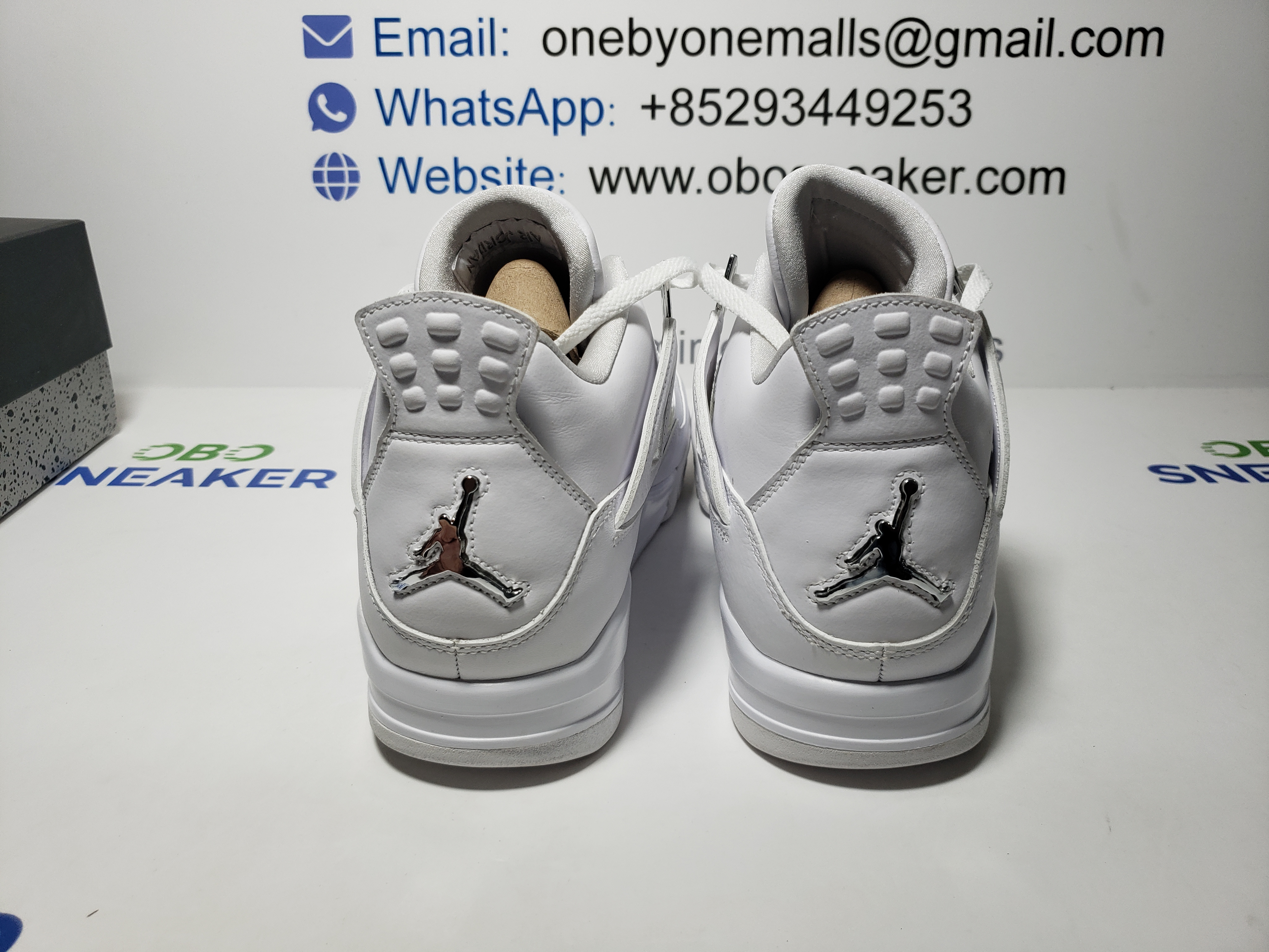 TOP Version Air Jordan 4 Retro Pure Money 308497-100 review Obosneaker 02