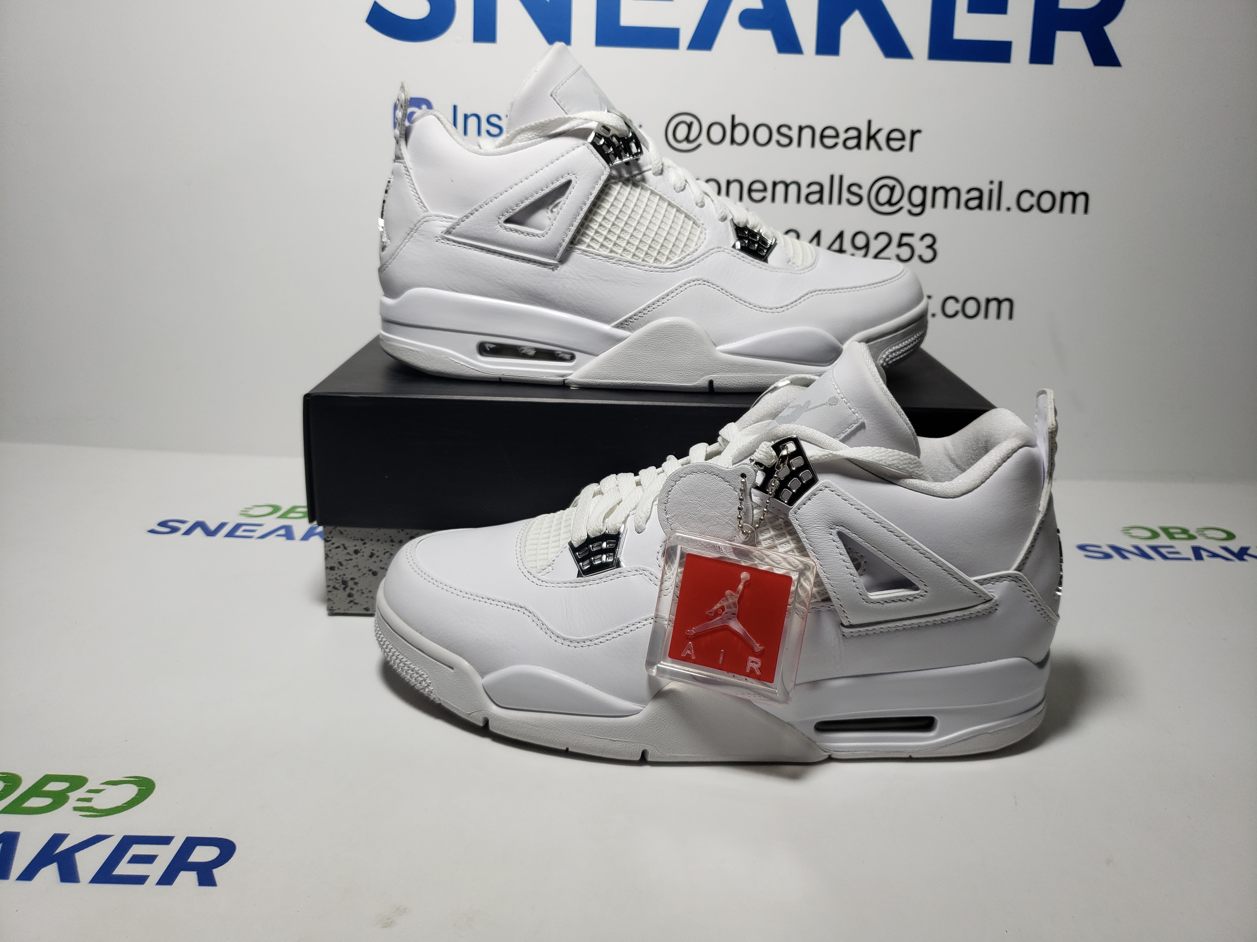 TOP Version Air Jordan 4 Retro Pure Money 308497-100 review Obosneaker 00