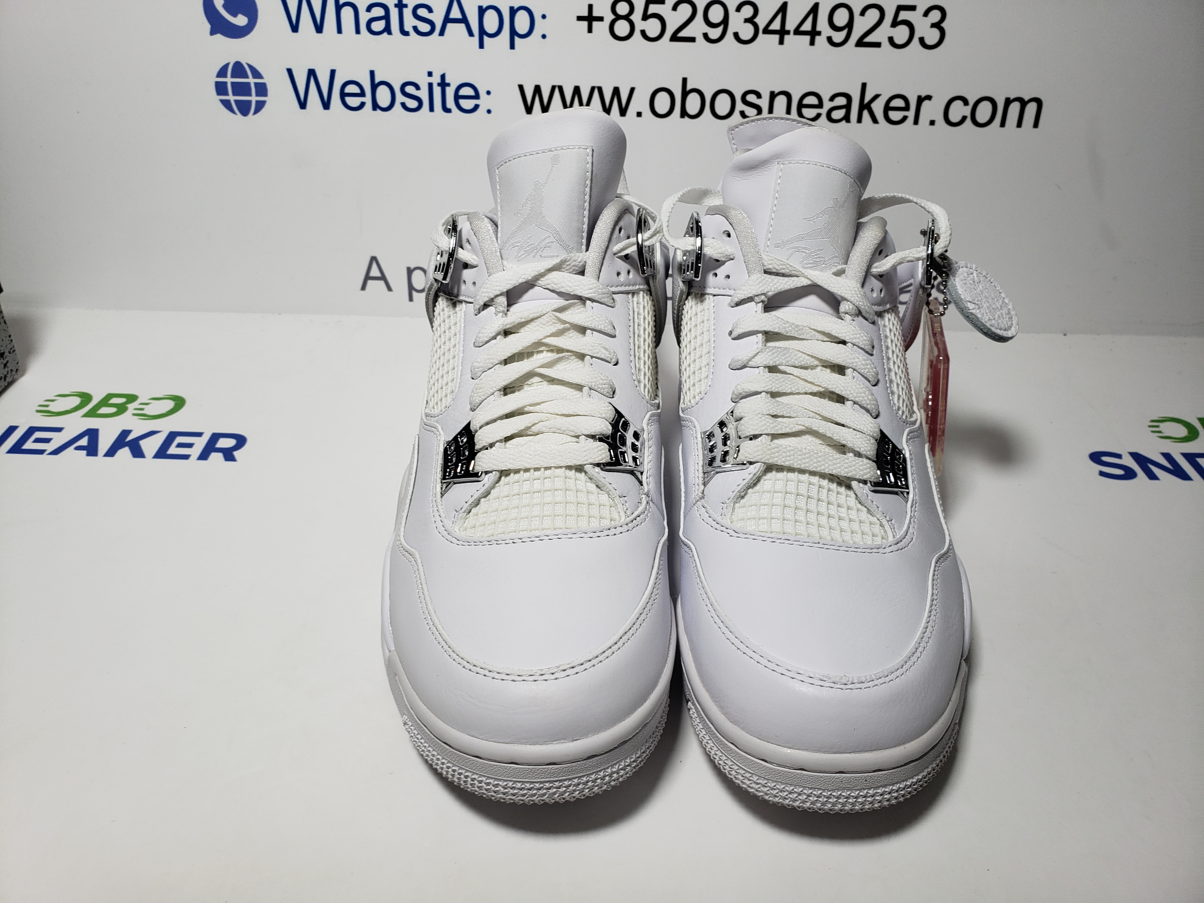 TOP Version Air Jordan 4 Retro Pure Money 308497-100 review Obosneaker 03