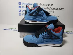Air Jordan 4 Retro Travis Scott Cactus Jack  308497-406 review Obosneaker 02