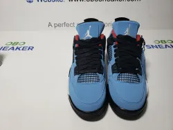 Air Jordan 4 Retro Travis Scott Cactus Jack  308497-406 review Obosneaker 04