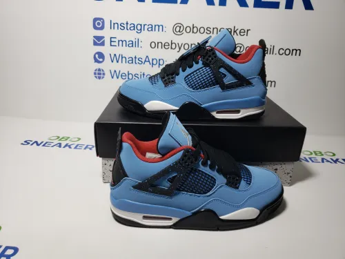 Air Jordan 4 Retro Travis Scott Cactus Jack  308497-406 review 