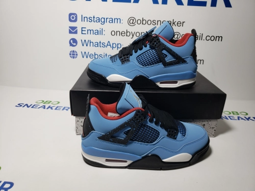 Air Jordan 4 Retro Travis Scott Cactus Jack  308497-406 review 
