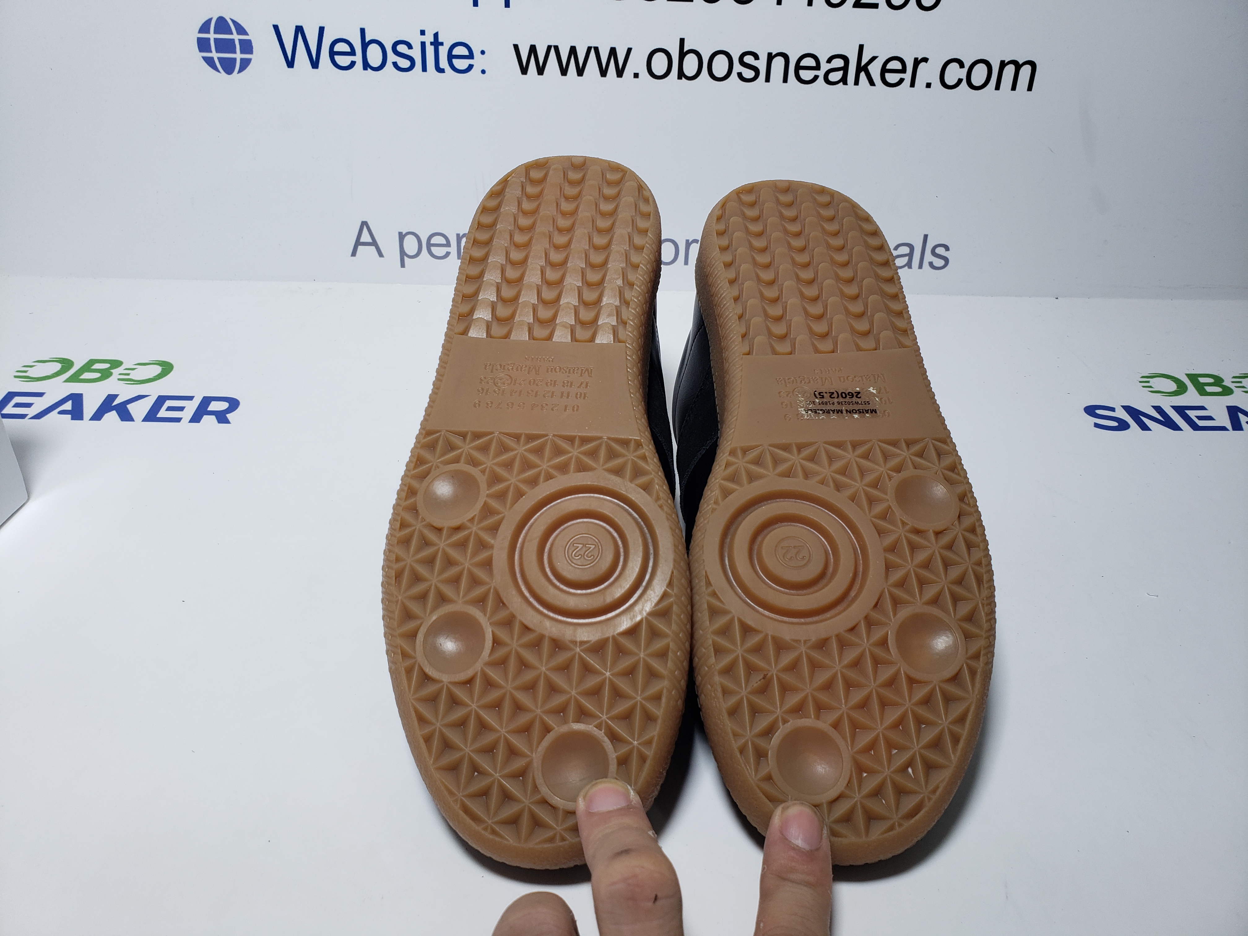 Maison Margiela Replica German Army Trainer (GATs) Black Gum S57WS0236P1897900 review Obosneaker 04