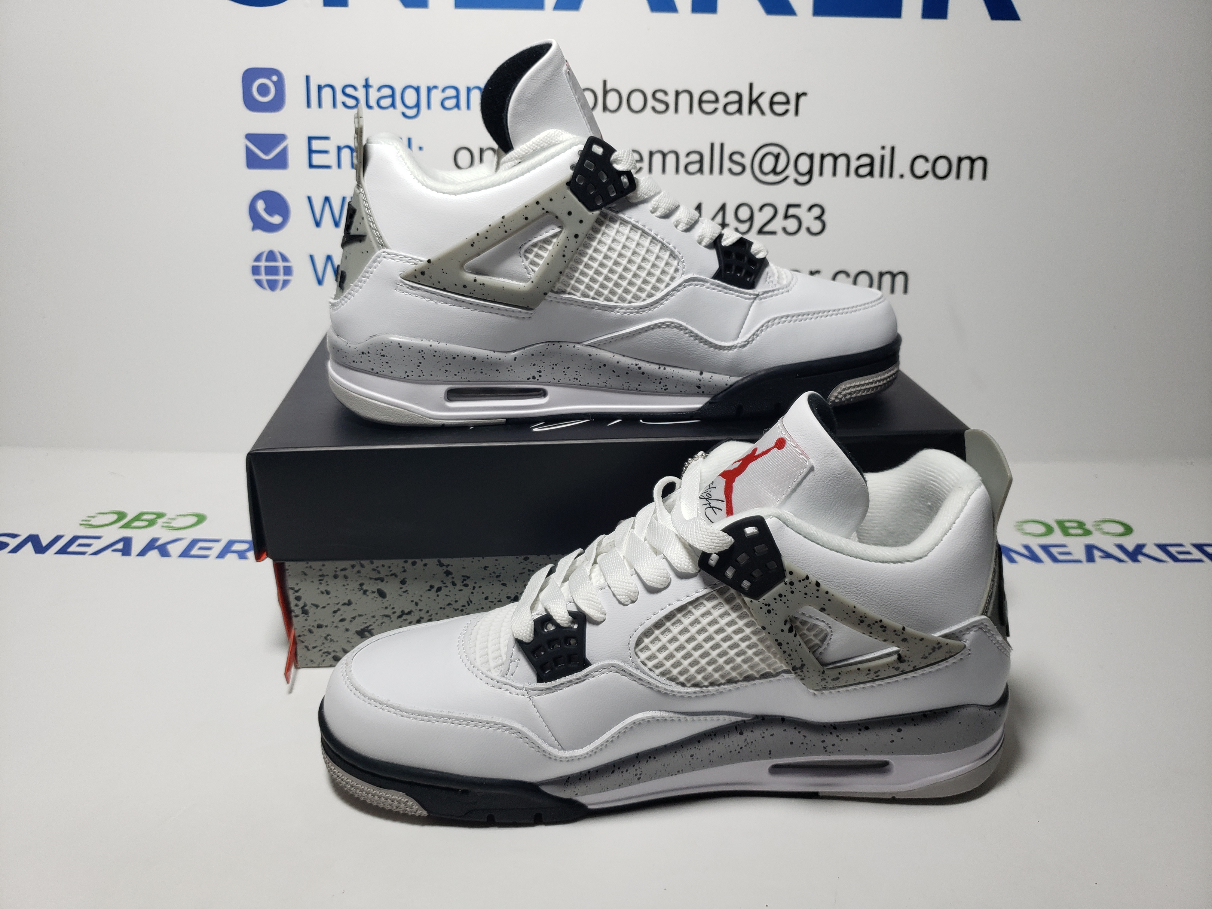 Air Jordan 4 Retro White Cement (2016) 840606-192 review Obosneaker 01