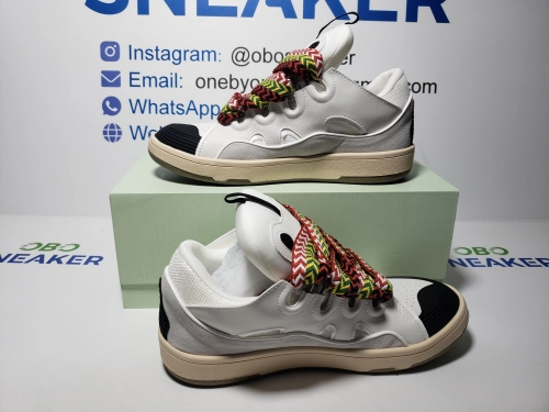 Lanvin Leather Curb White Ivory FM-SKRK11-DRAG-A2000 review 