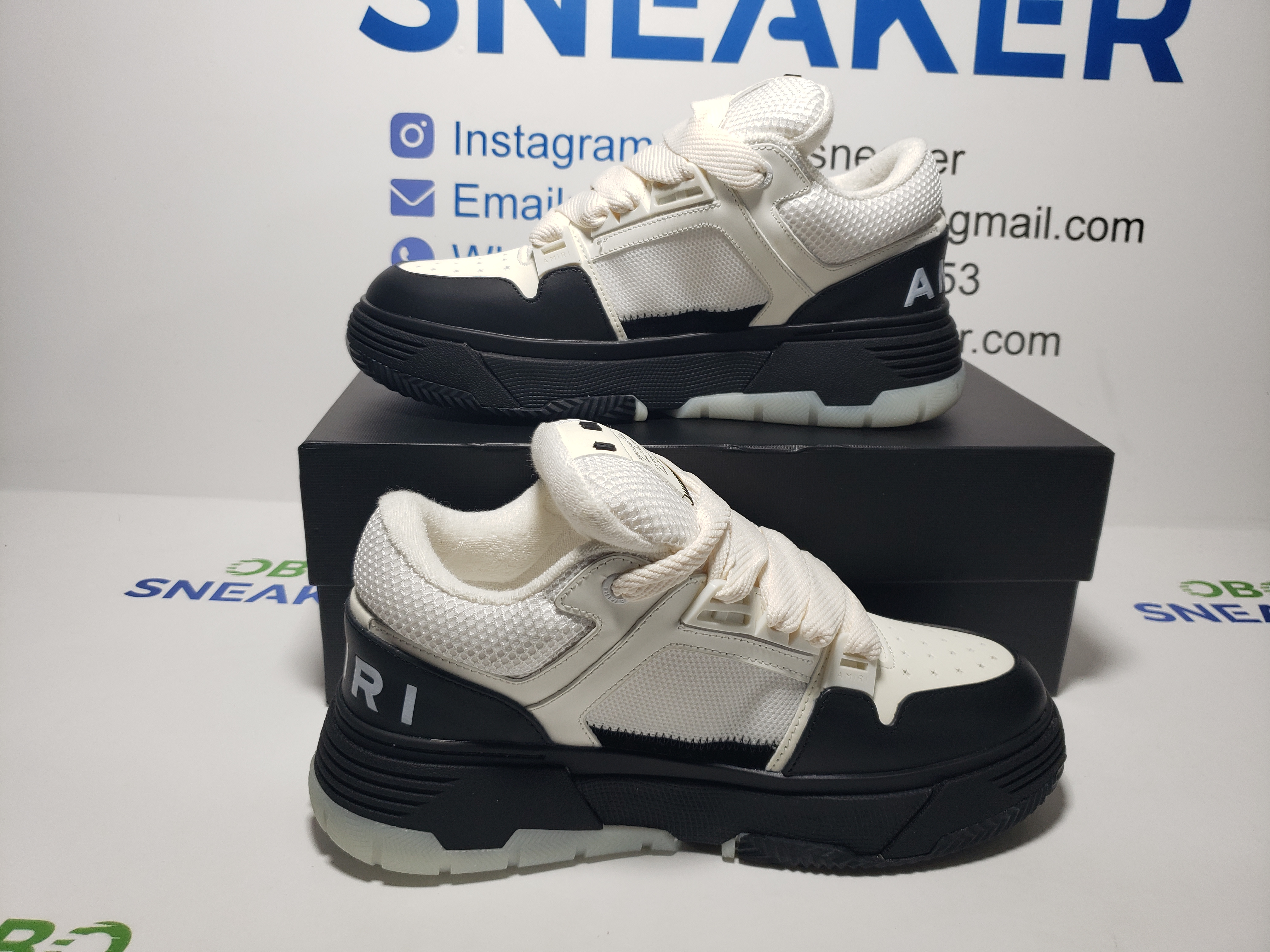 【FLASH SALE】AMIRI MA-1 Panda White Black review Obosneaker 00