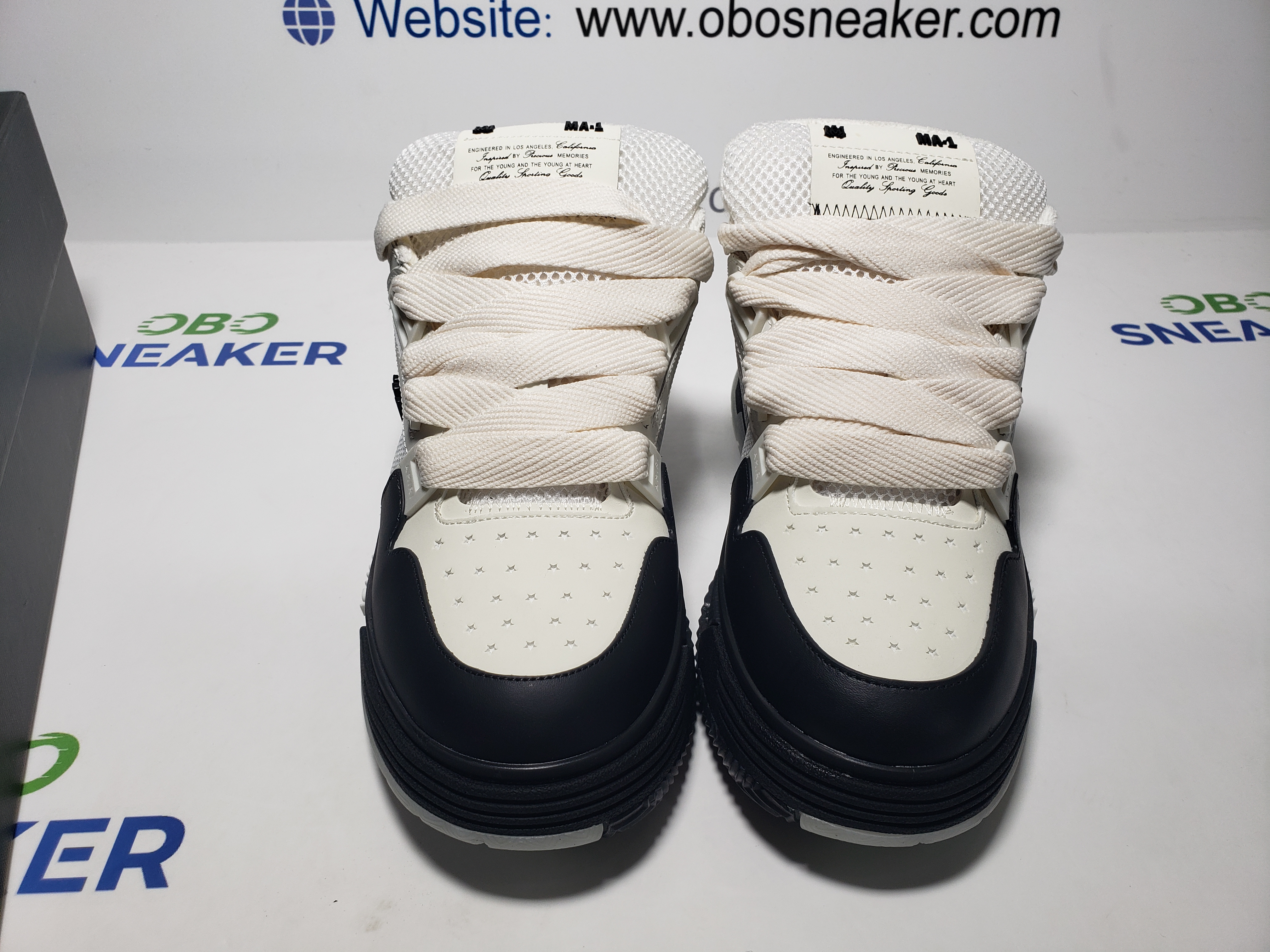 【FLASH SALE】AMIRI MA-1 Panda White Black review Obosneaker 03