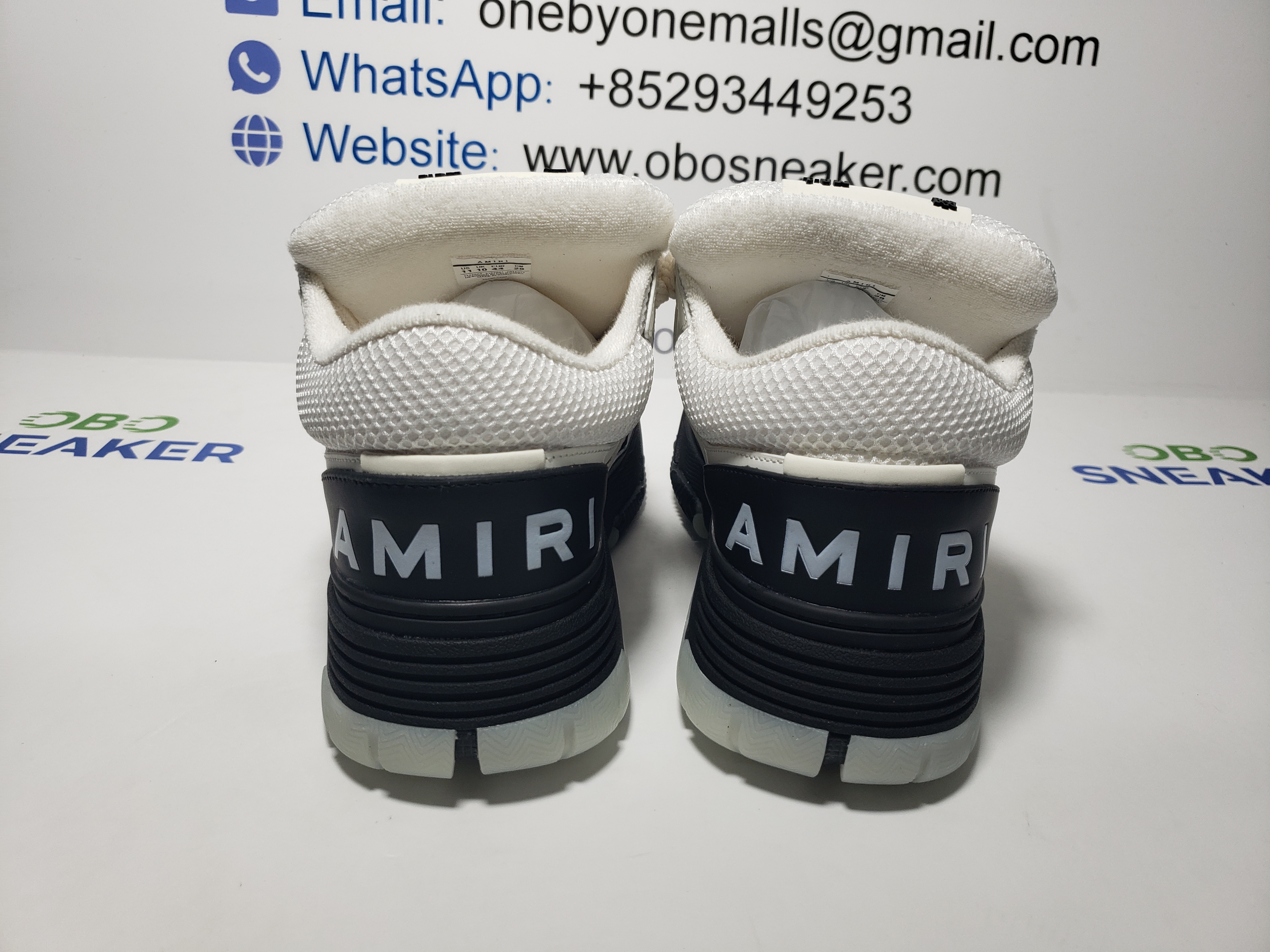 【FLASH SALE】AMIRI MA-1 Panda White Black review Obosneaker 02