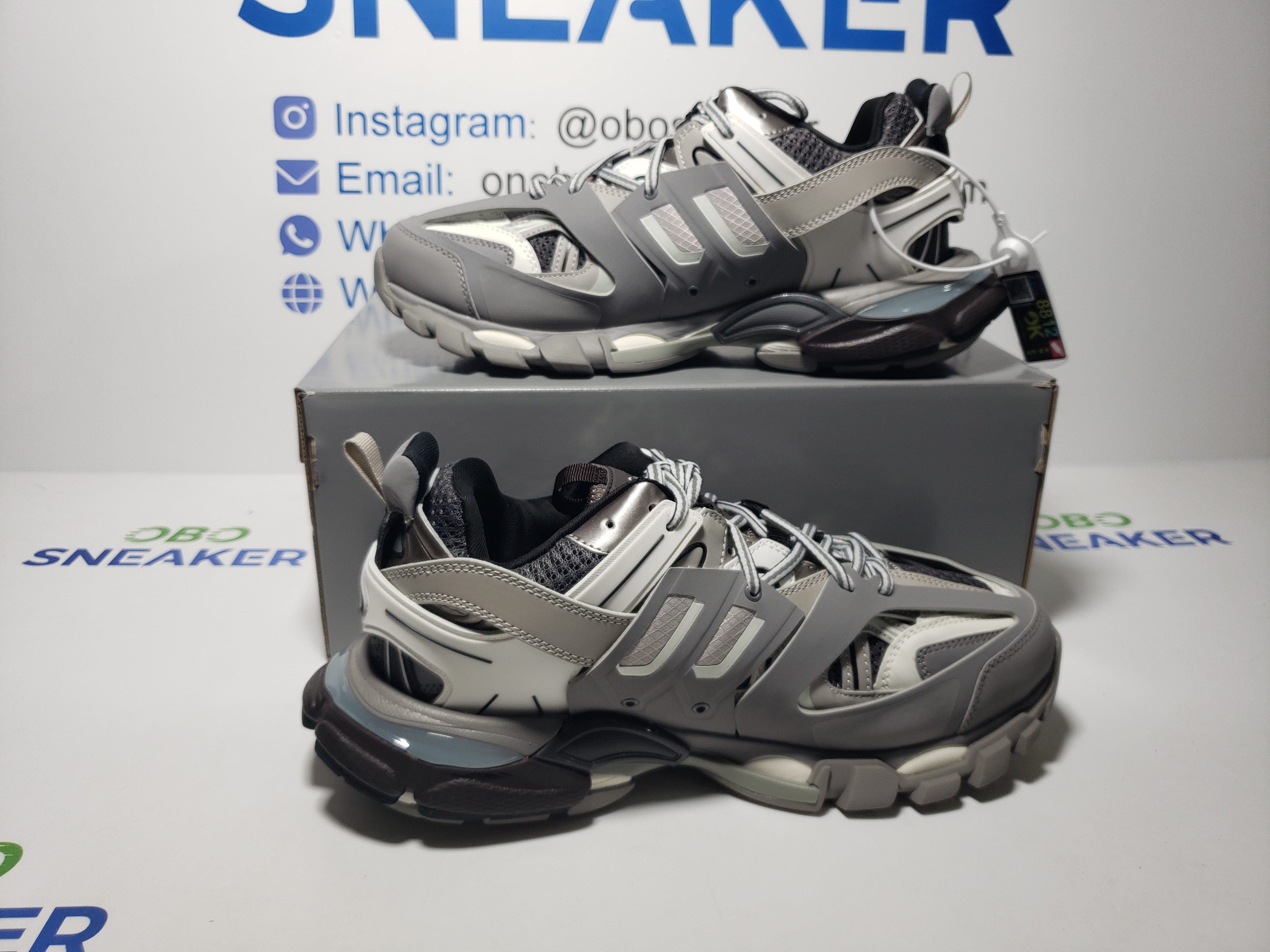 Balenciaga Tess S.White Grey Orange 542435 W1GB7 2018 review Obosneaker 00