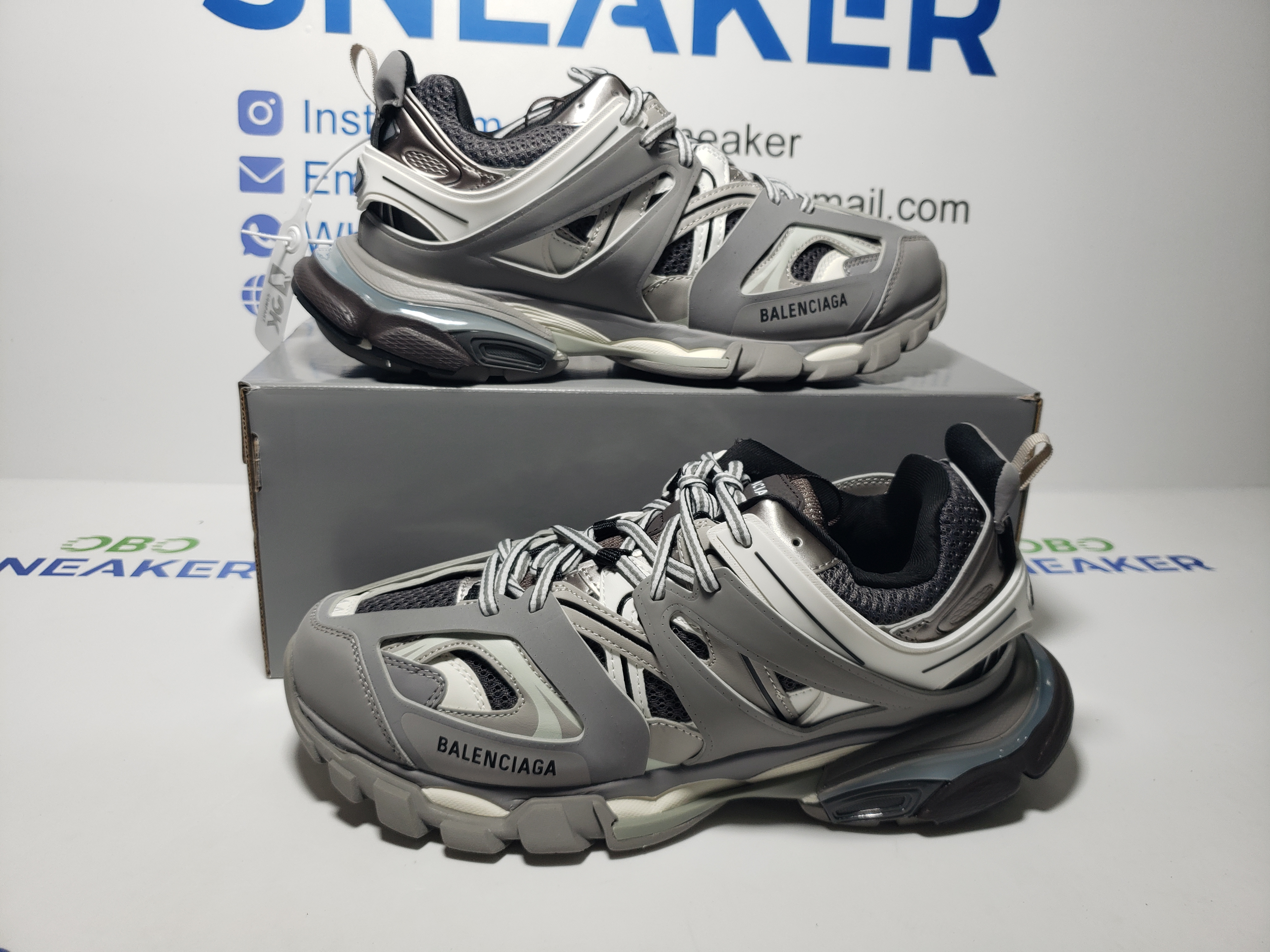 Balenciaga Tess S.White Grey Orange 542435 W1GB7 2018 review Obosneaker 01