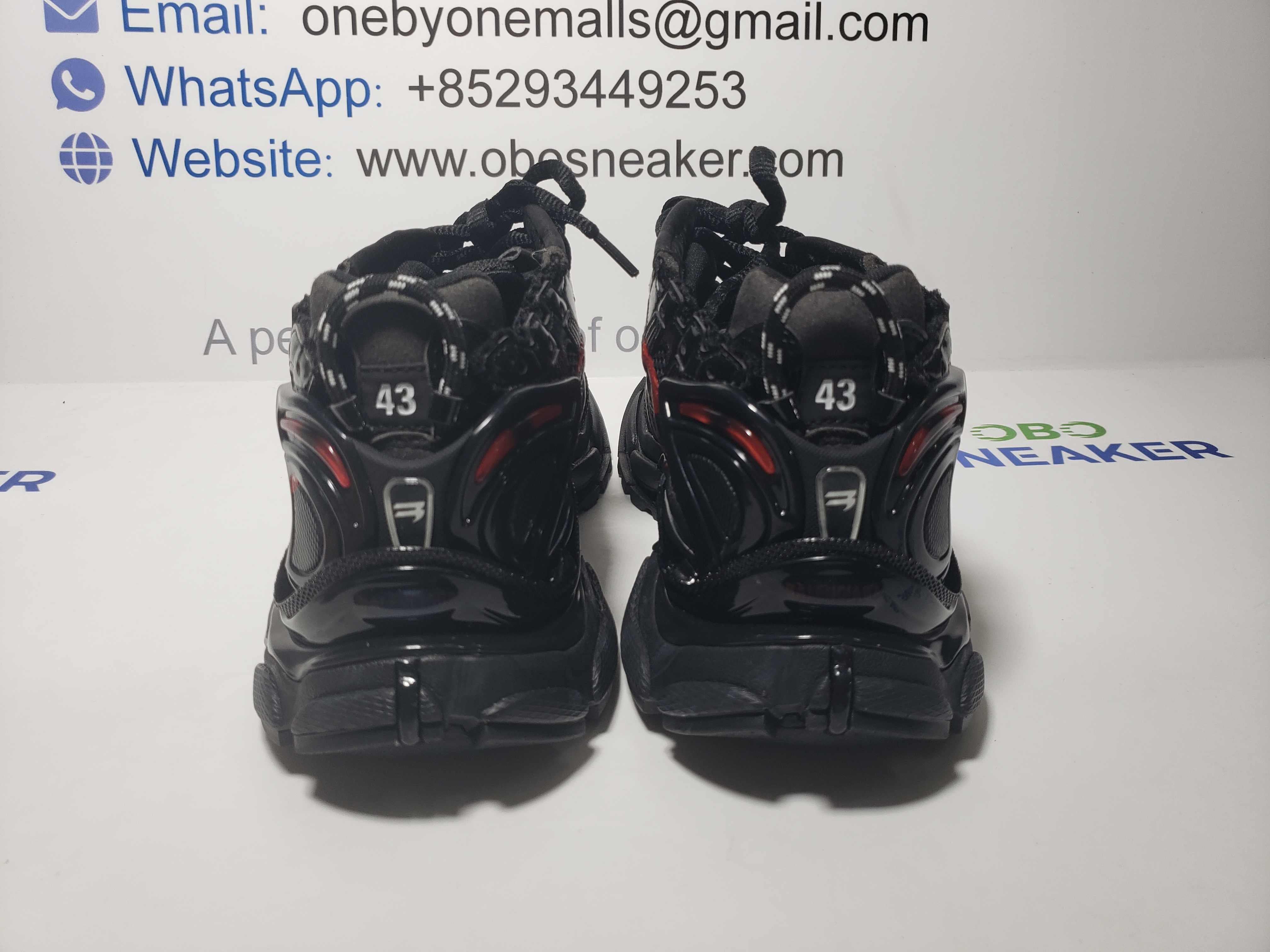 Balenciaga Runner Black And Red Characters 677402 W3RB1 0102 review Obosneaker 02