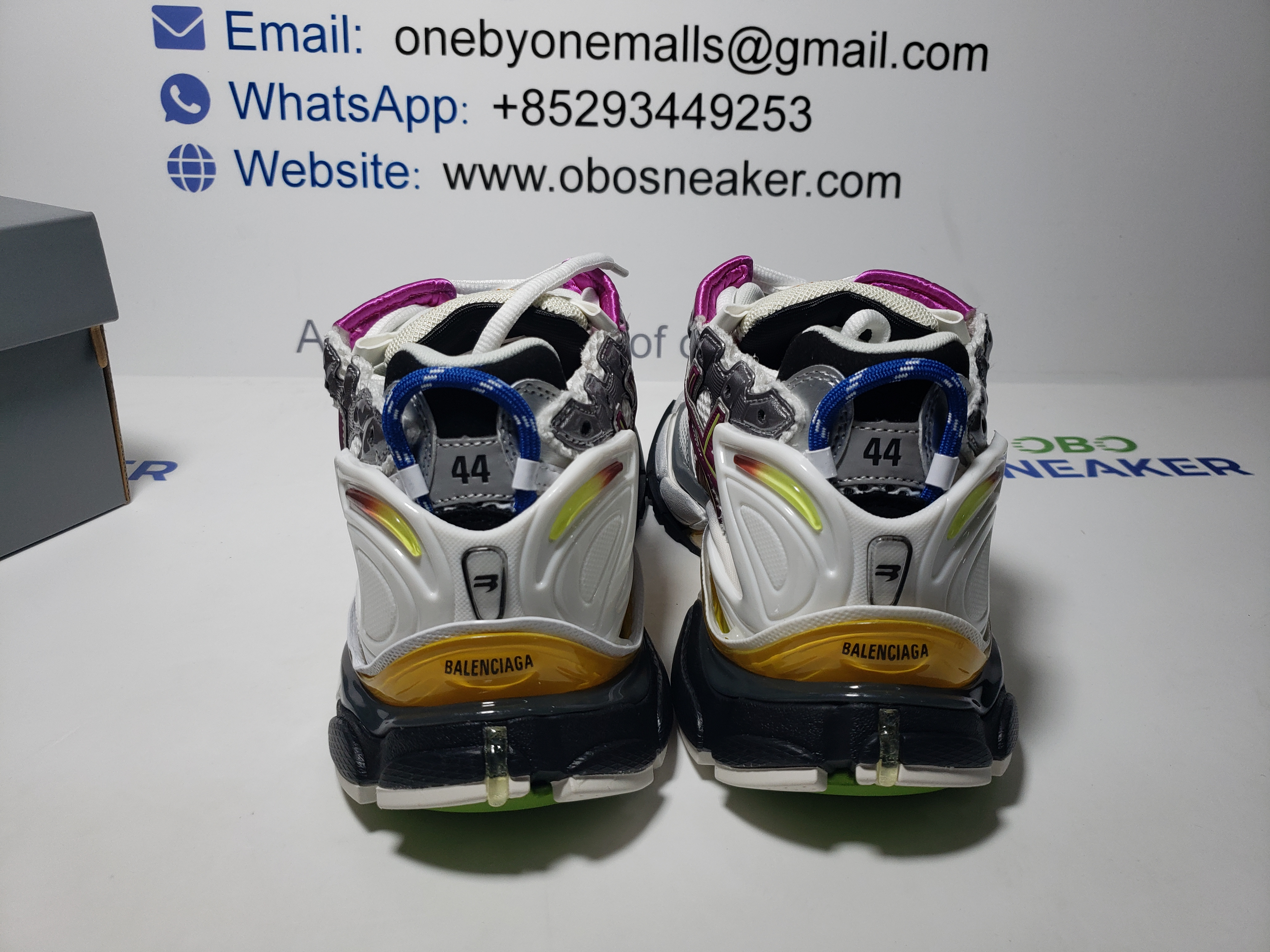 Top Version Balenciaga Runner Sneaker Color Orange Powder 772767 W3RBW 9168 review Obosneaker 02