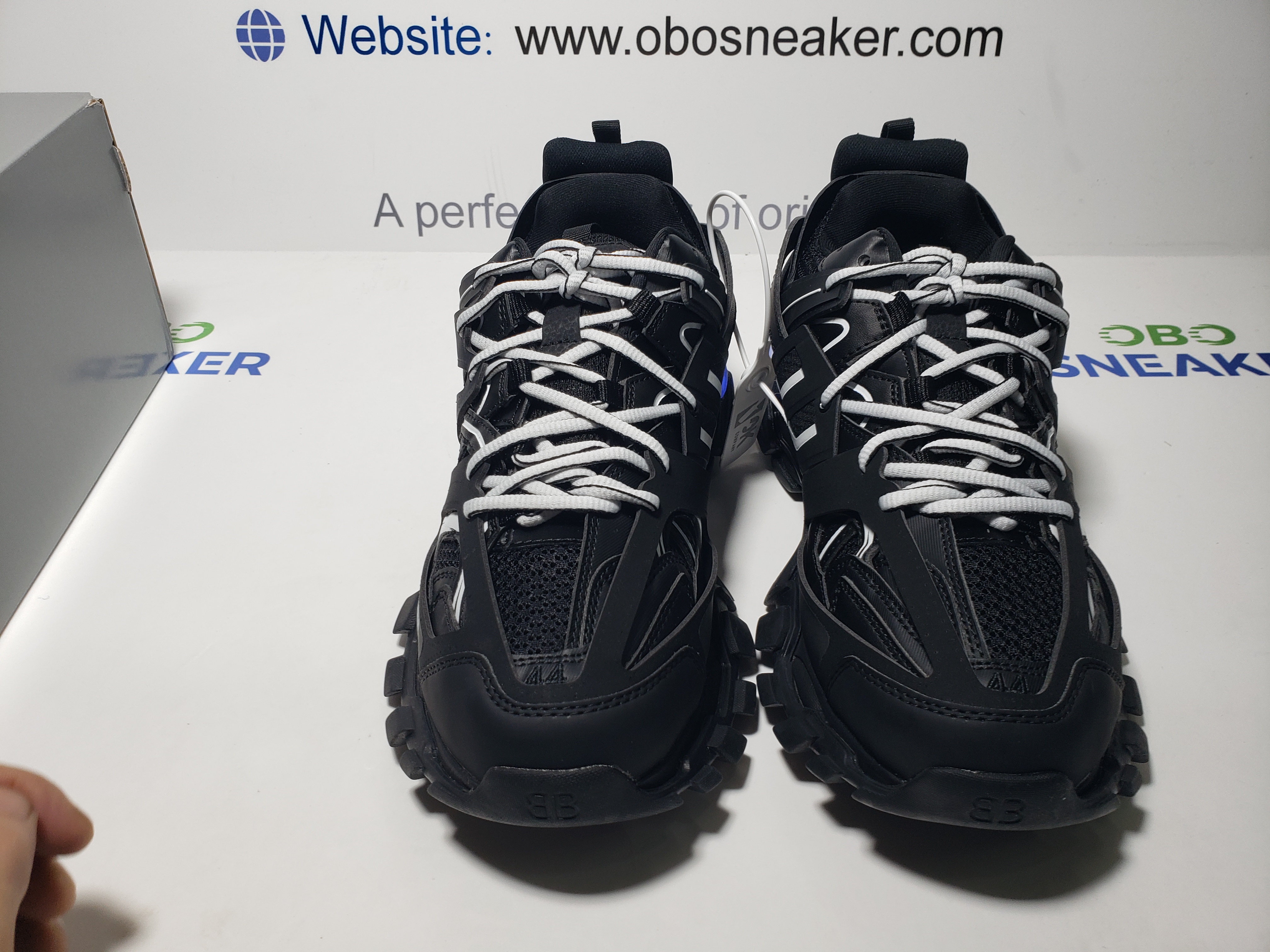 Balenciaga Tess Black And White  542023 W1GB1 2045 (With LED) review Obosneaker 03