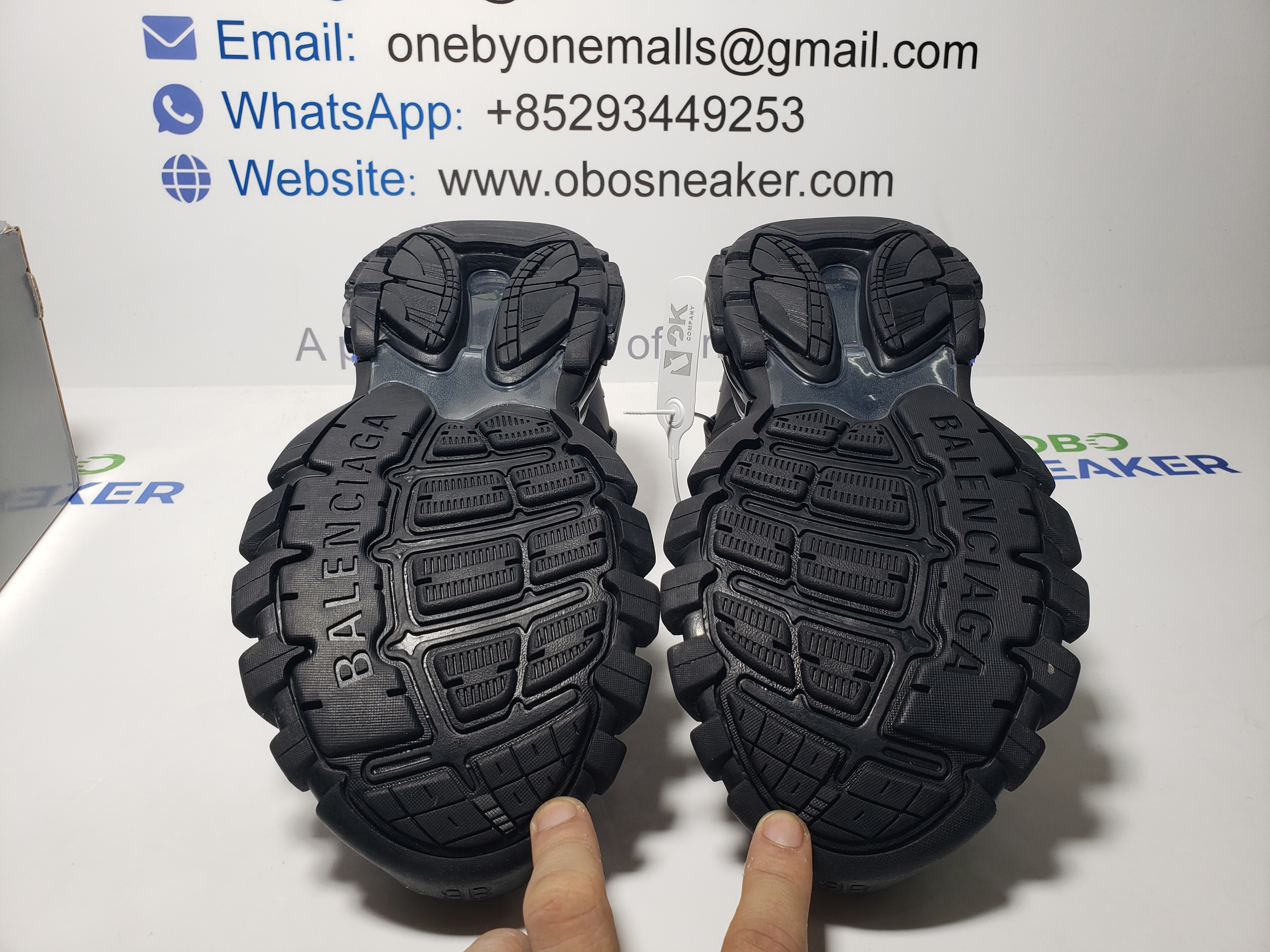 Balenciaga Tess Black And White  542023 W1GB1 2045 (With LED) review Obosneaker 04