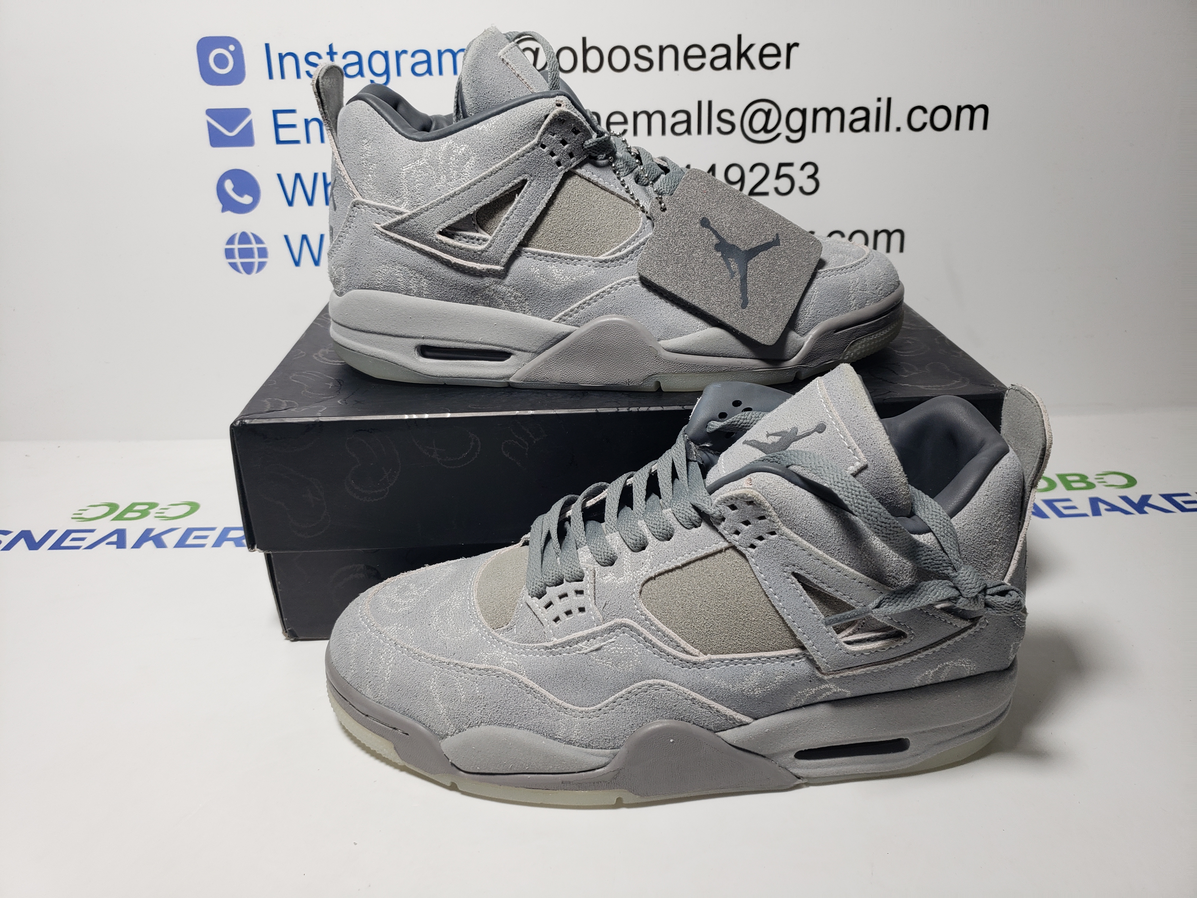 Air Jordan 4 Retro Kaws 930155-003  review Obosneaker 01