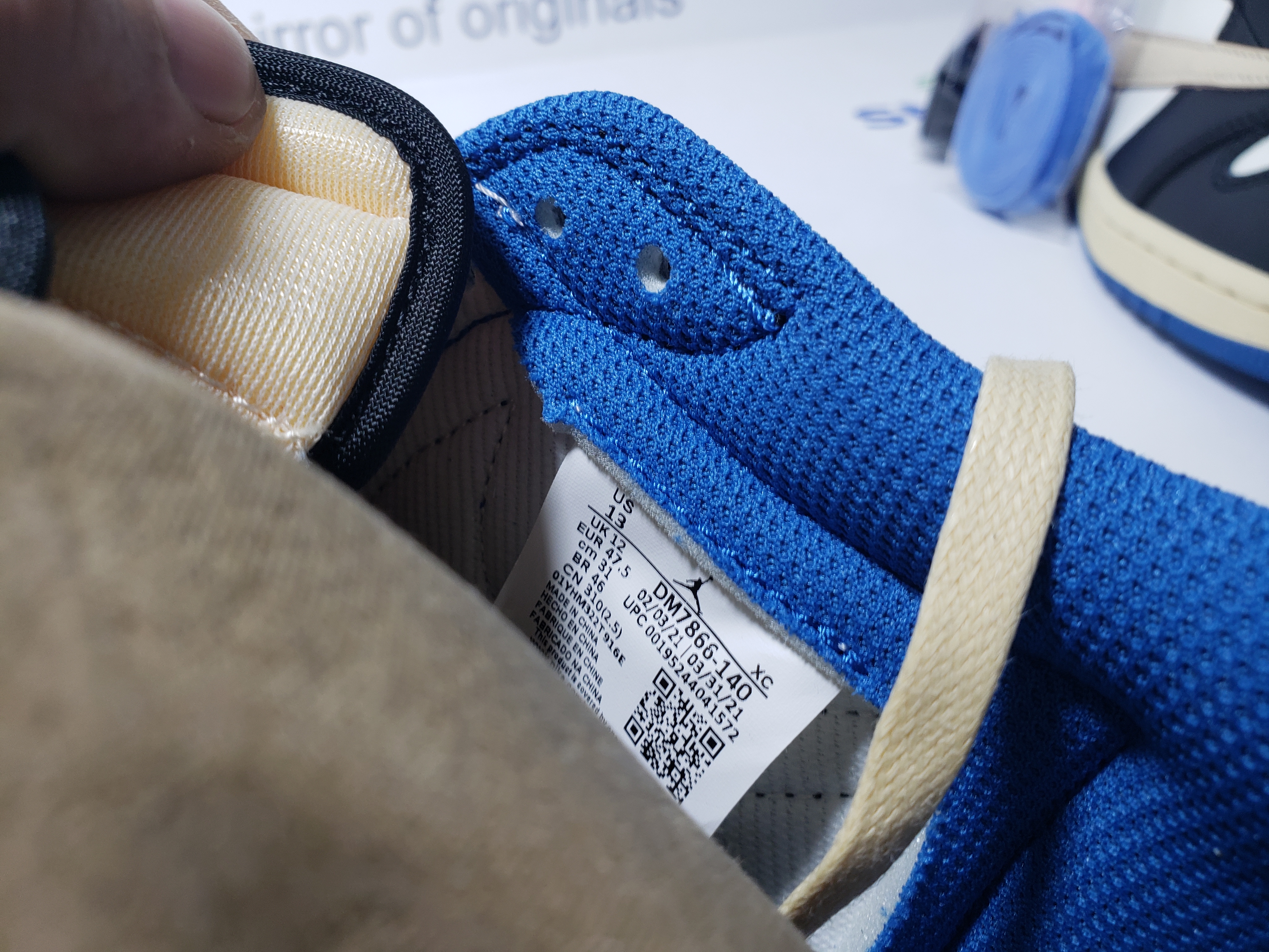 Travis Scott x Fragment Design x Air Jordan 1 Low  DM7866-140 review Obosneaker 05