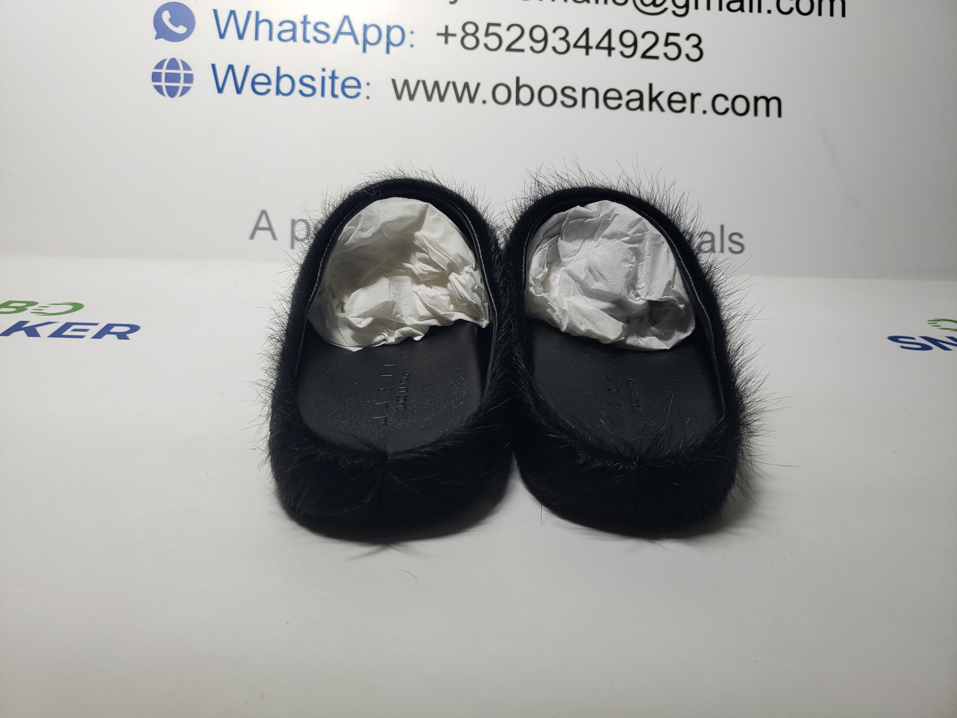 Marni Long-Hair Calfskin Fussbett Sabot Black SBMR000600P412200N99 review Obosneaker 02