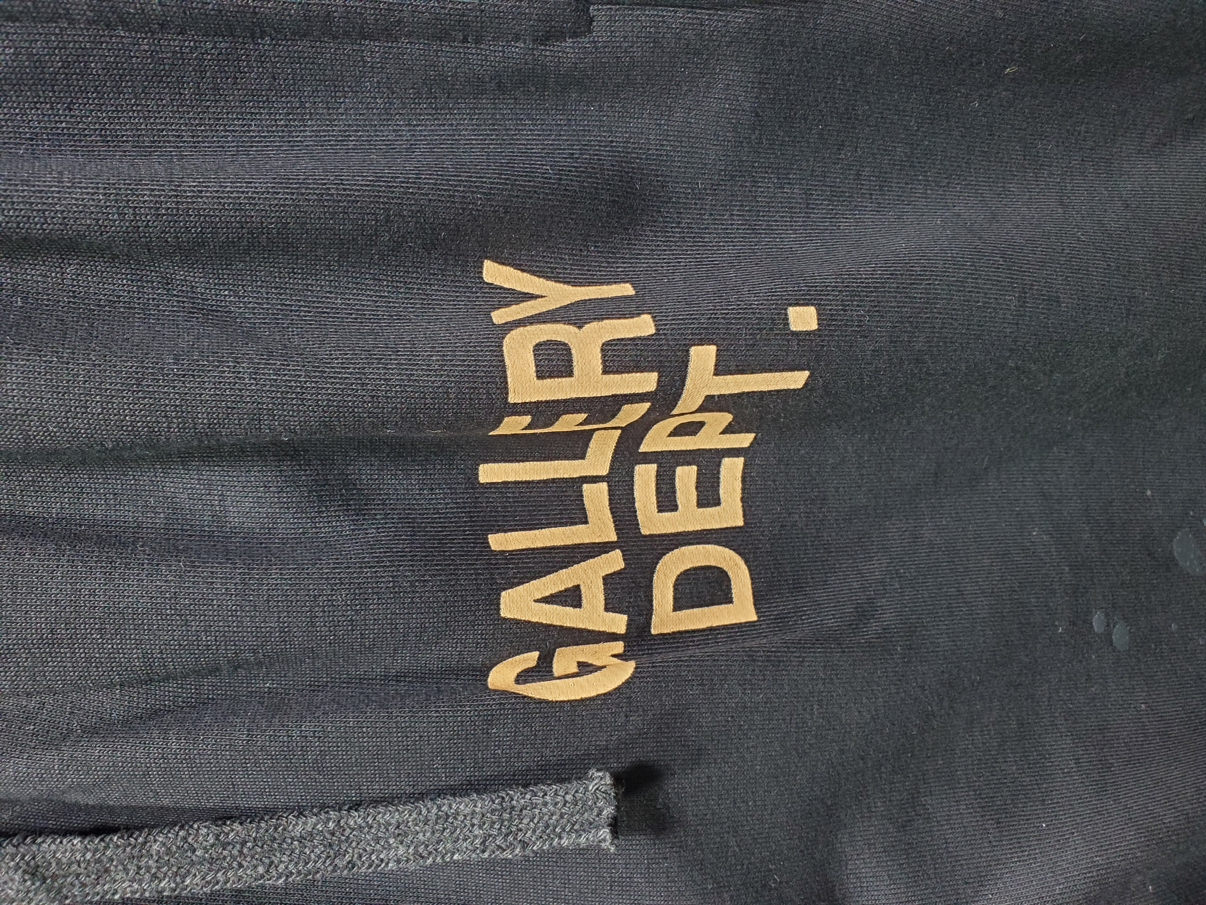 Gallery Dept. Painted Flare Sweat Pants Washed Black review Obosneaker 03