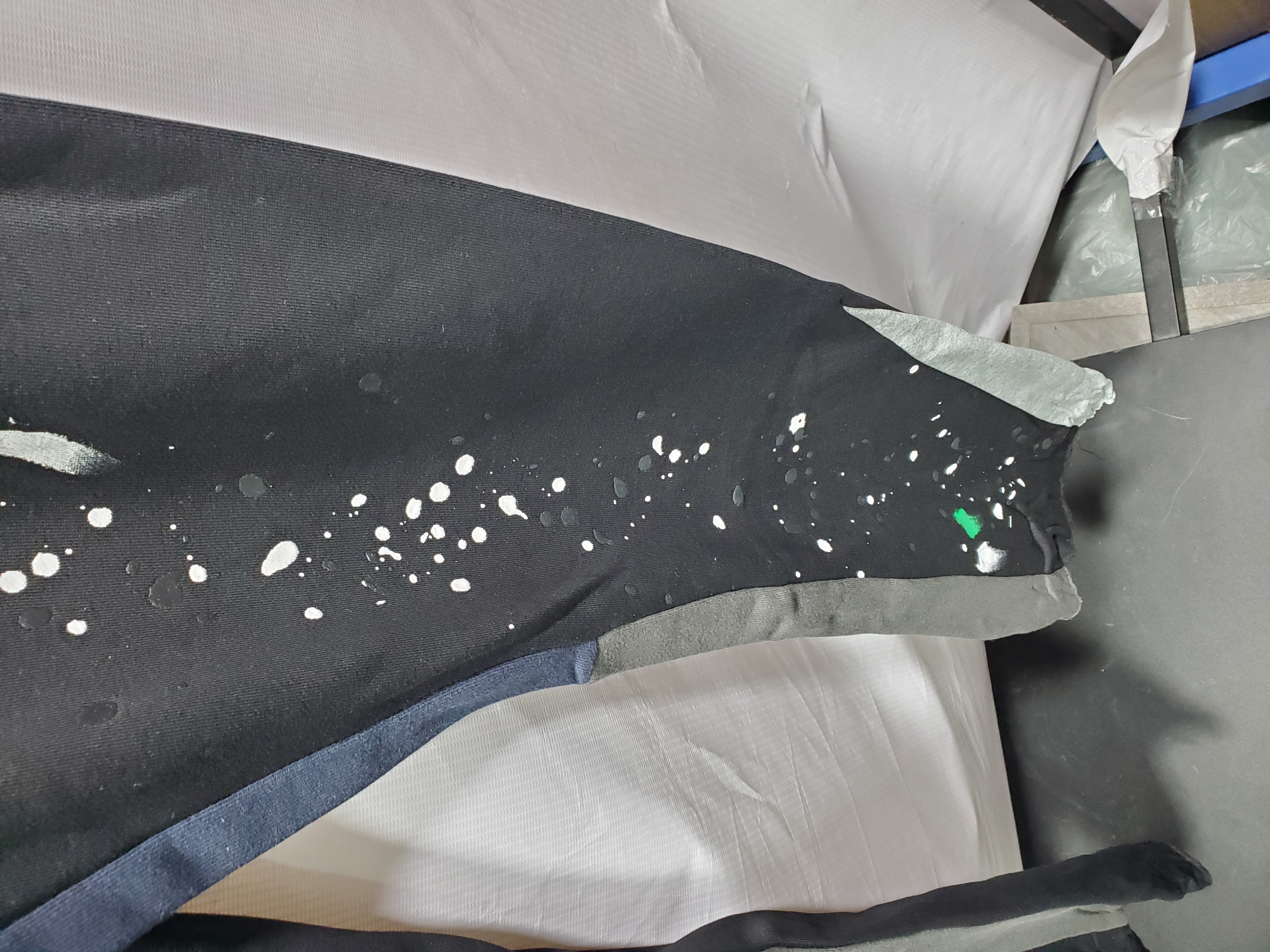 Gallery Dept. Painted Flare Sweat Pants Washed Black review Obosneaker 04