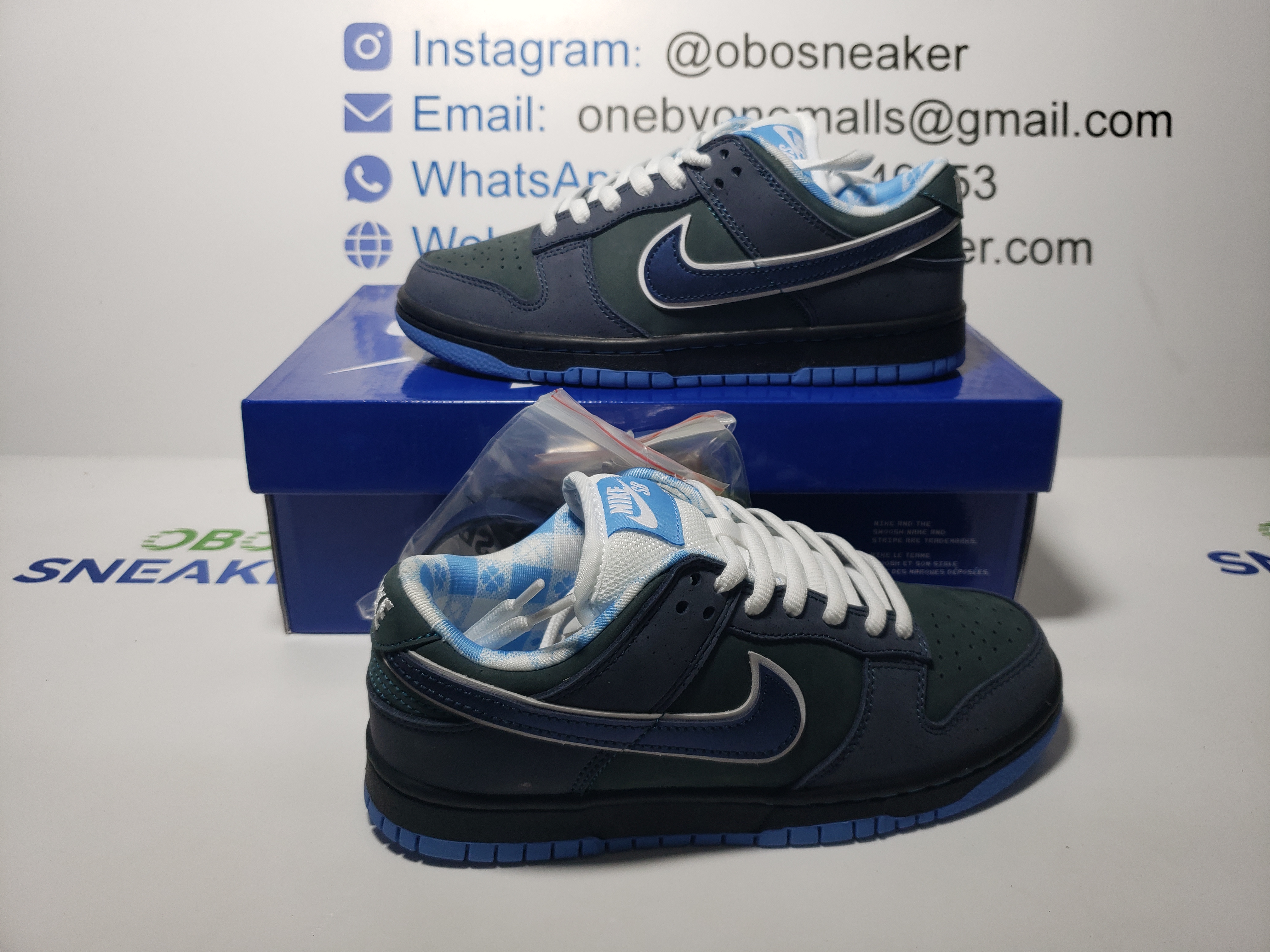 Nike SB Dunk Low Concepts Blue Lobster 313170-342 review Obosneaker 00
