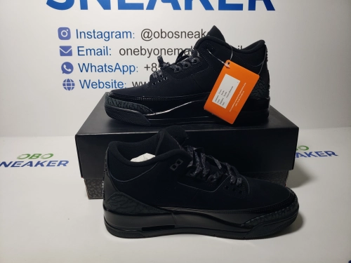 Top Version Air Jordan 3 Retro Black Cat CT8532-001 review 