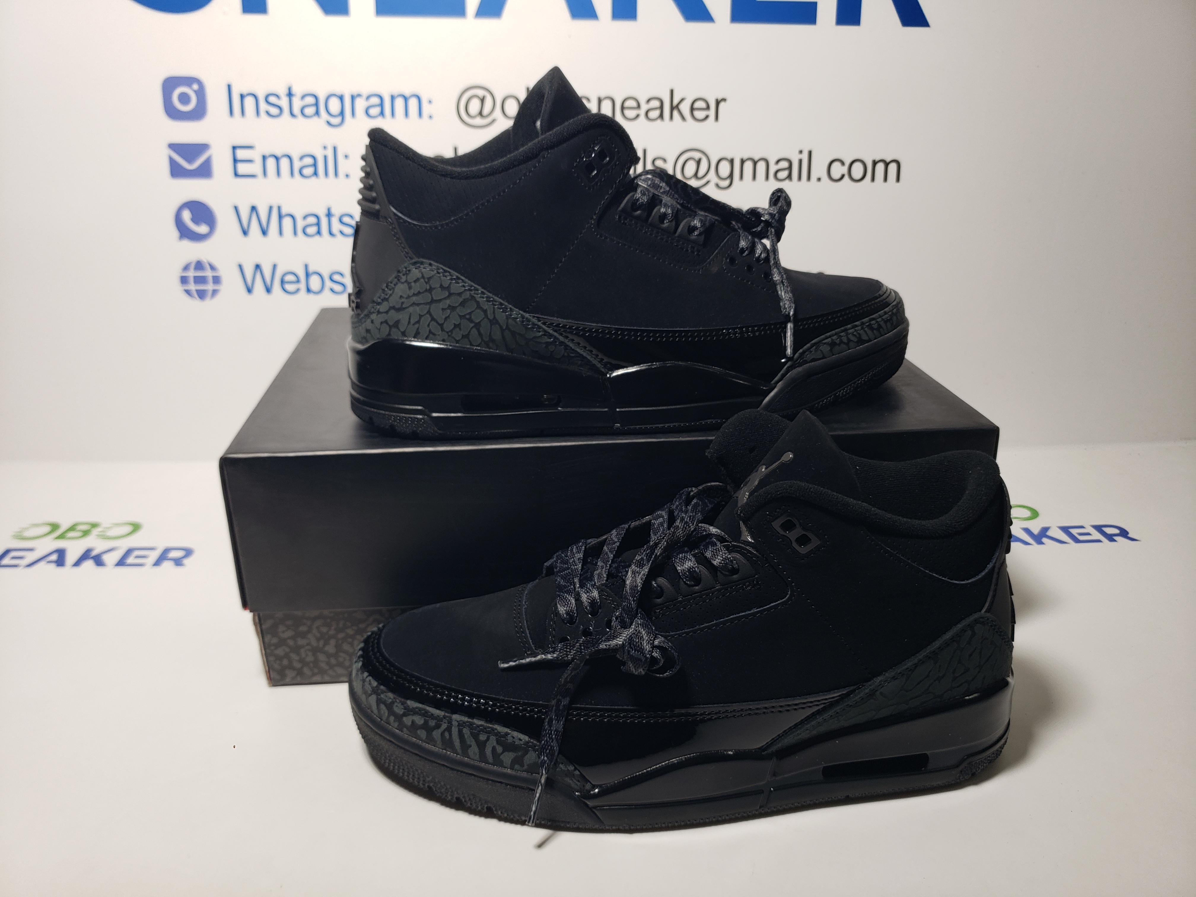 Top Version Air Jordan 3 Retro Black Cat CT8532-001 review Obosneaker 01