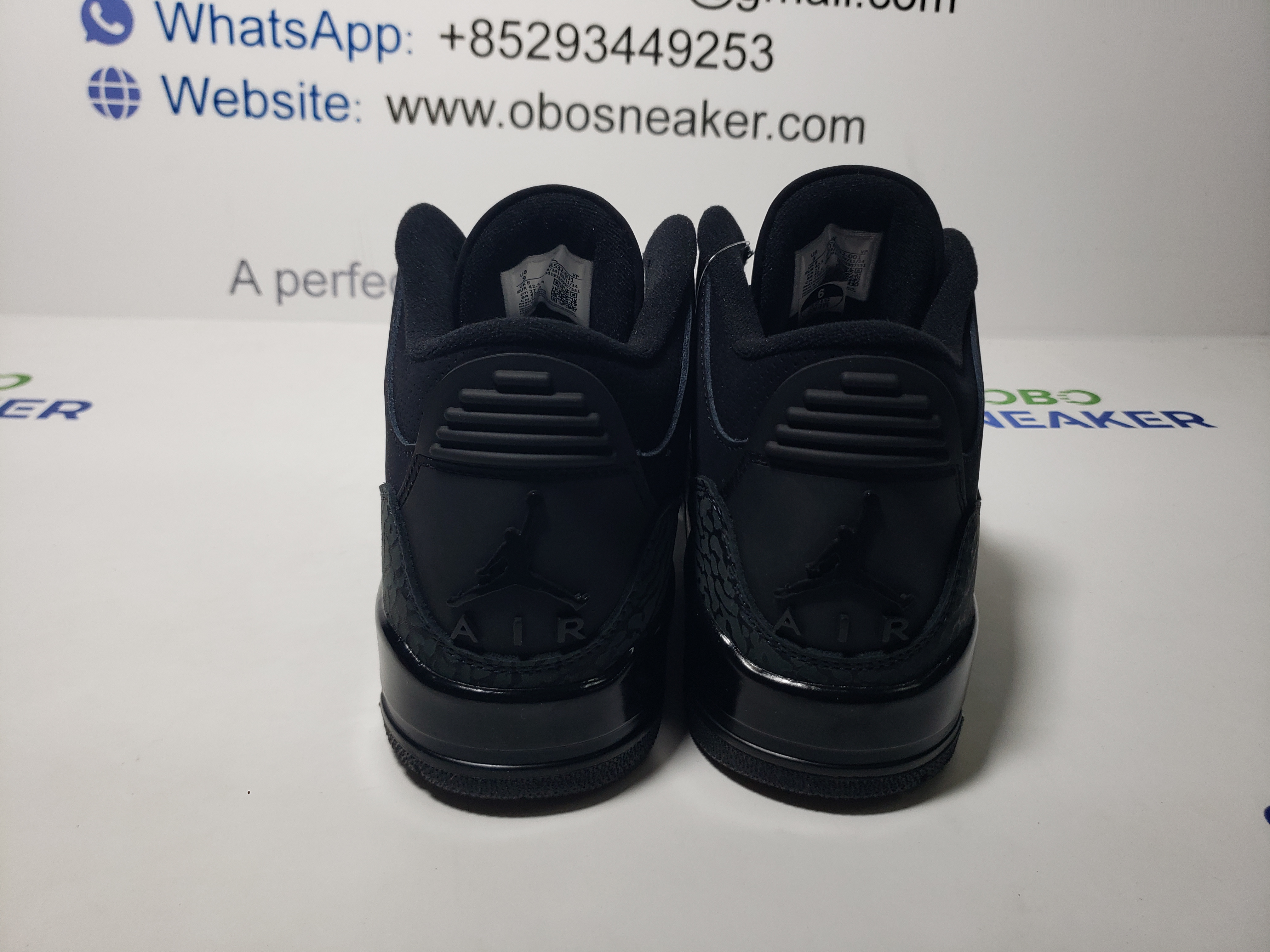 Top Version Air Jordan 3 Retro Black Cat CT8532-001 review Obosneaker 02