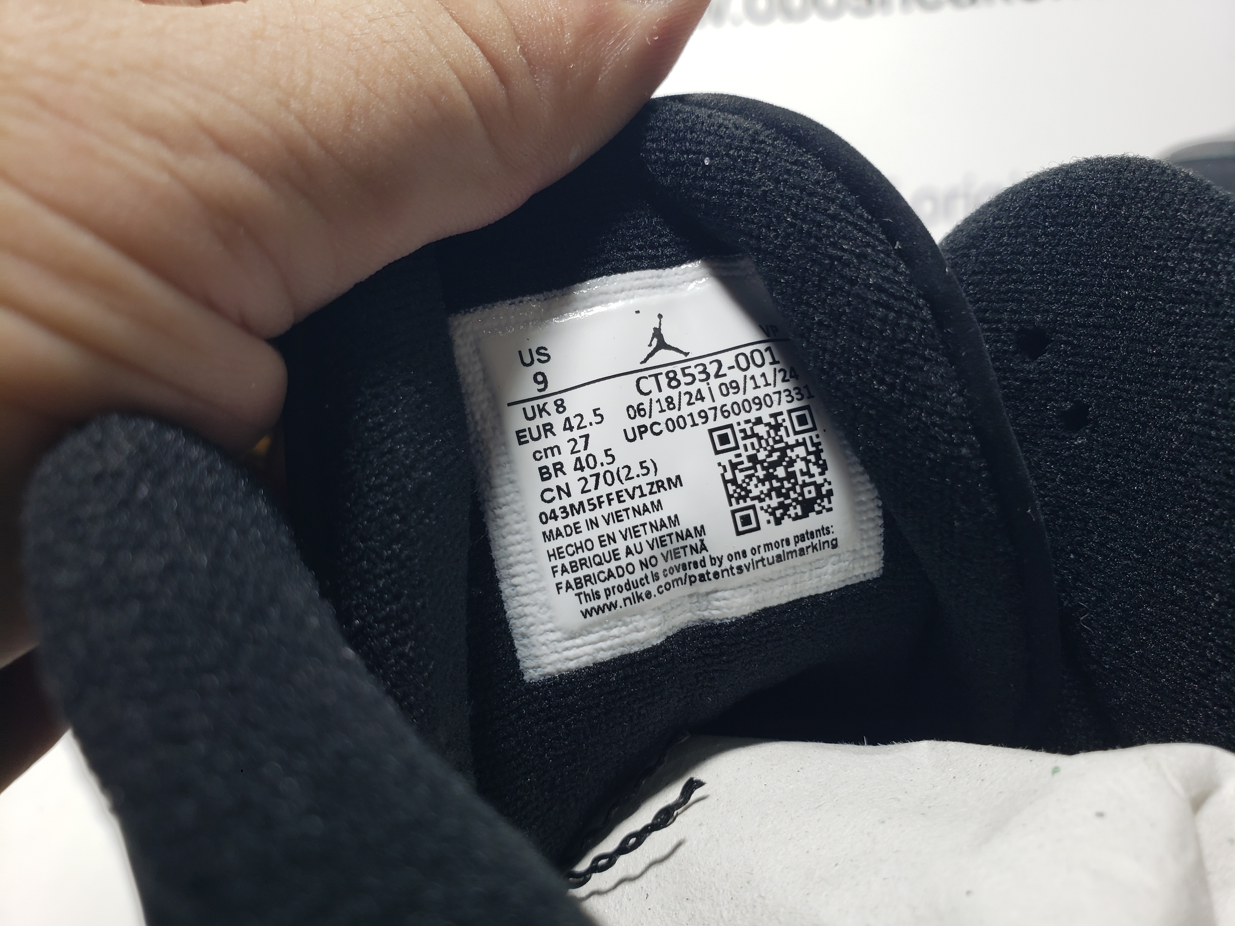 Top Version Air Jordan 3 Retro Black Cat CT8532-001 review Obosneaker 05