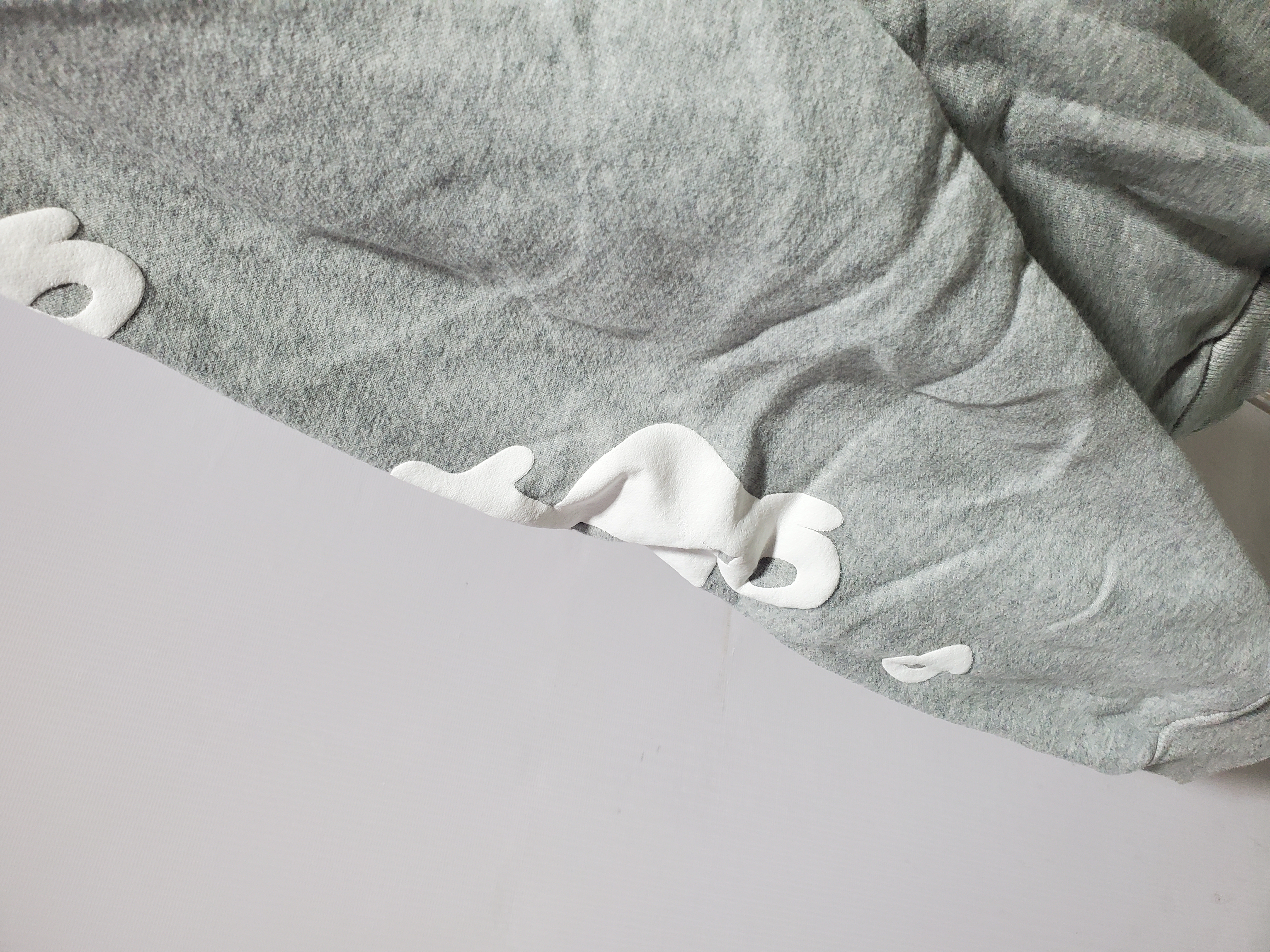 Sp5der Beluga Hoodie Heather Grey review Obosneaker 04