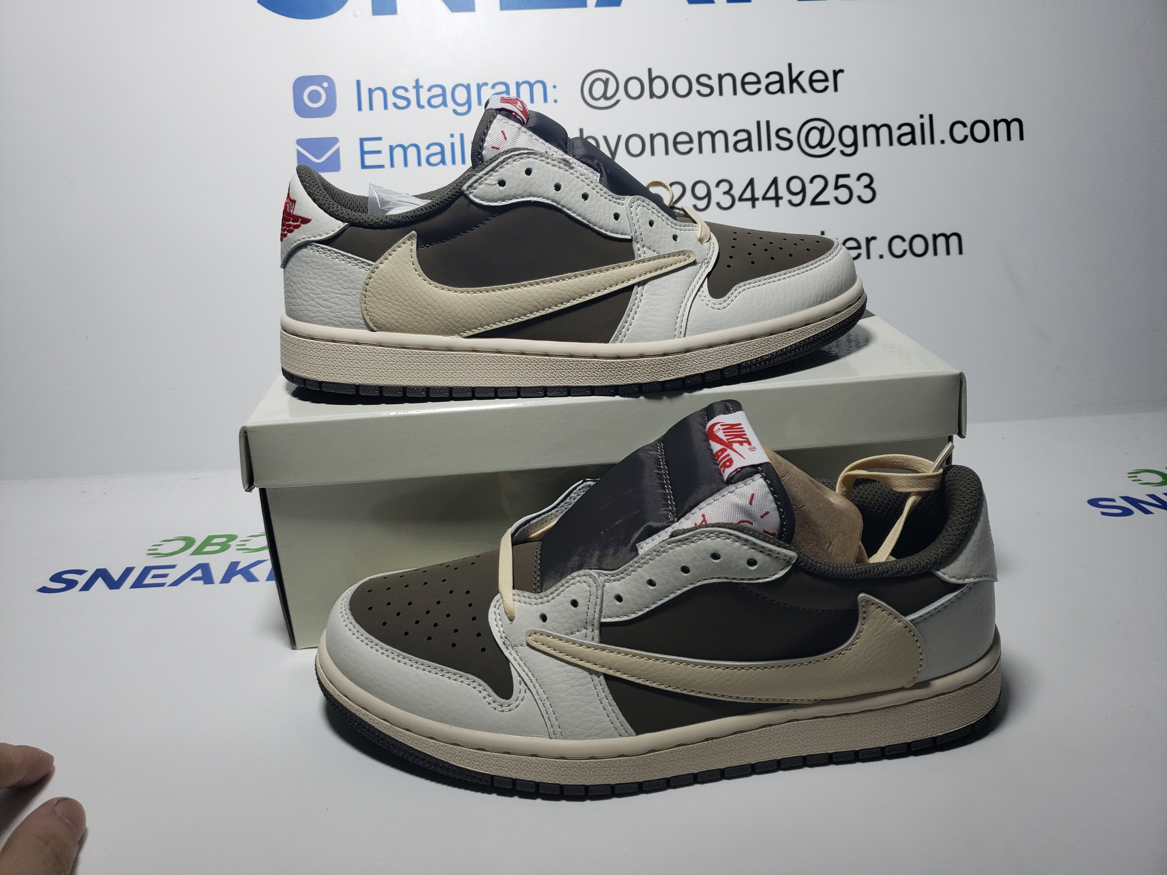 【$59 SALE】Air Jordan 1 Retro Low OG SP Travis Scott Reverse Mocha DM7866-162 review Obosneaker 01
