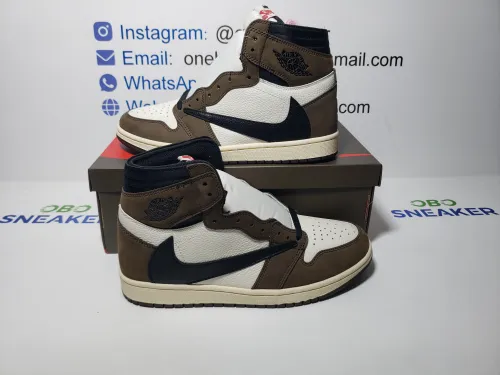 Air Jordan 1 Retro High OG SP Travis Scott Mocha CD4487-100 review 