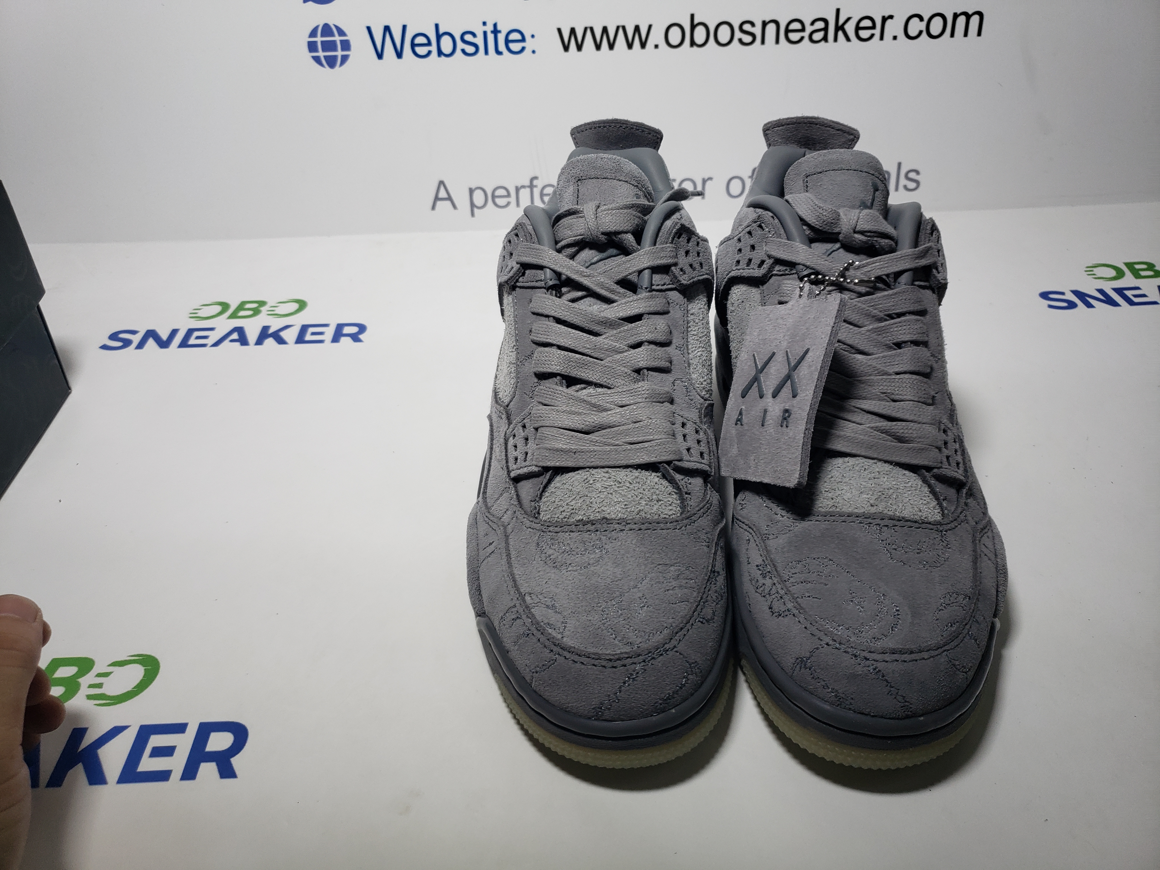 TOP Version Air Jordan 4 Retro Kaws 930155-003  review Obosneaker 03