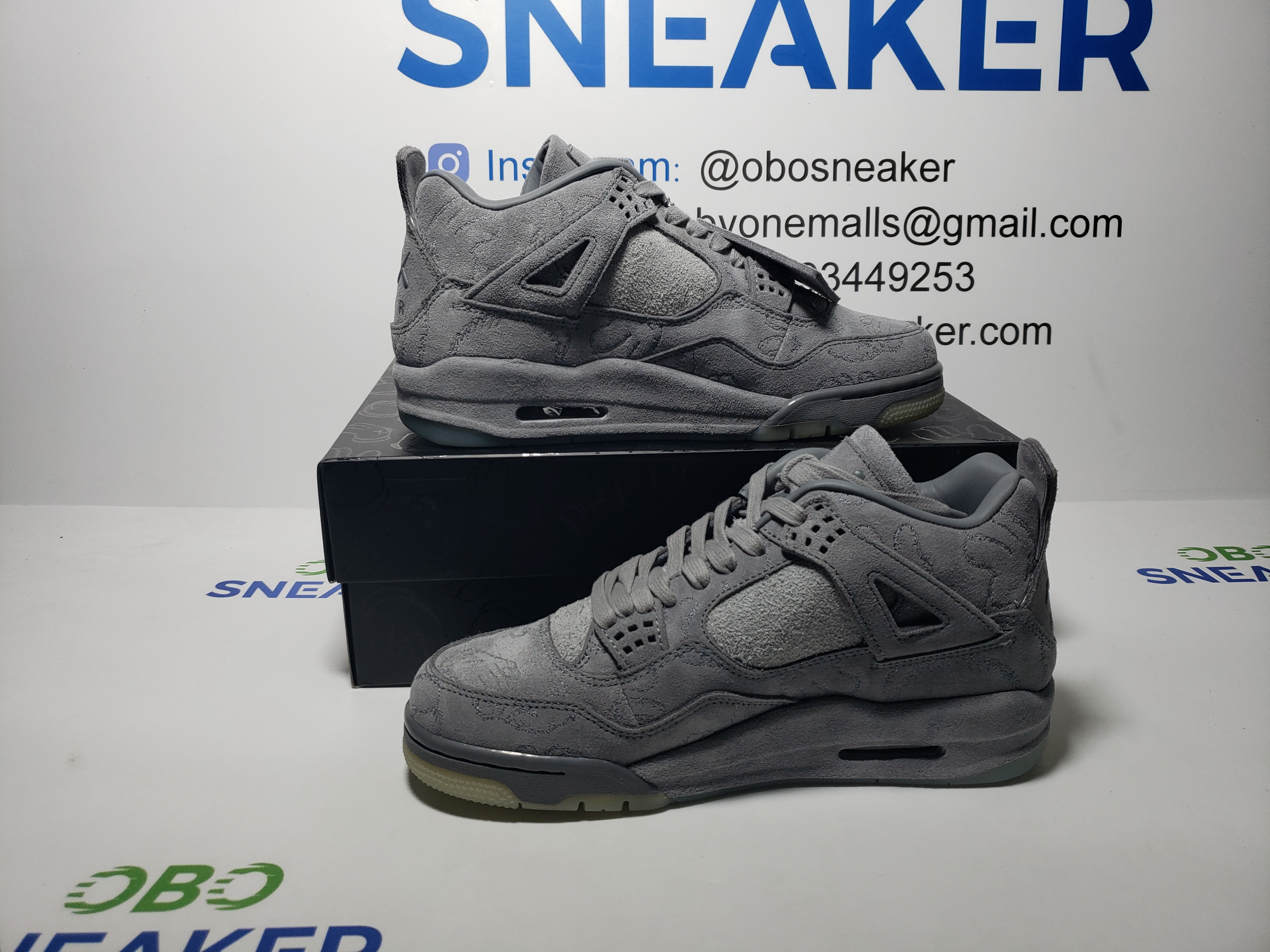 TOP Version Air Jordan 4 Retro Kaws 930155-003  review Obosneaker 01