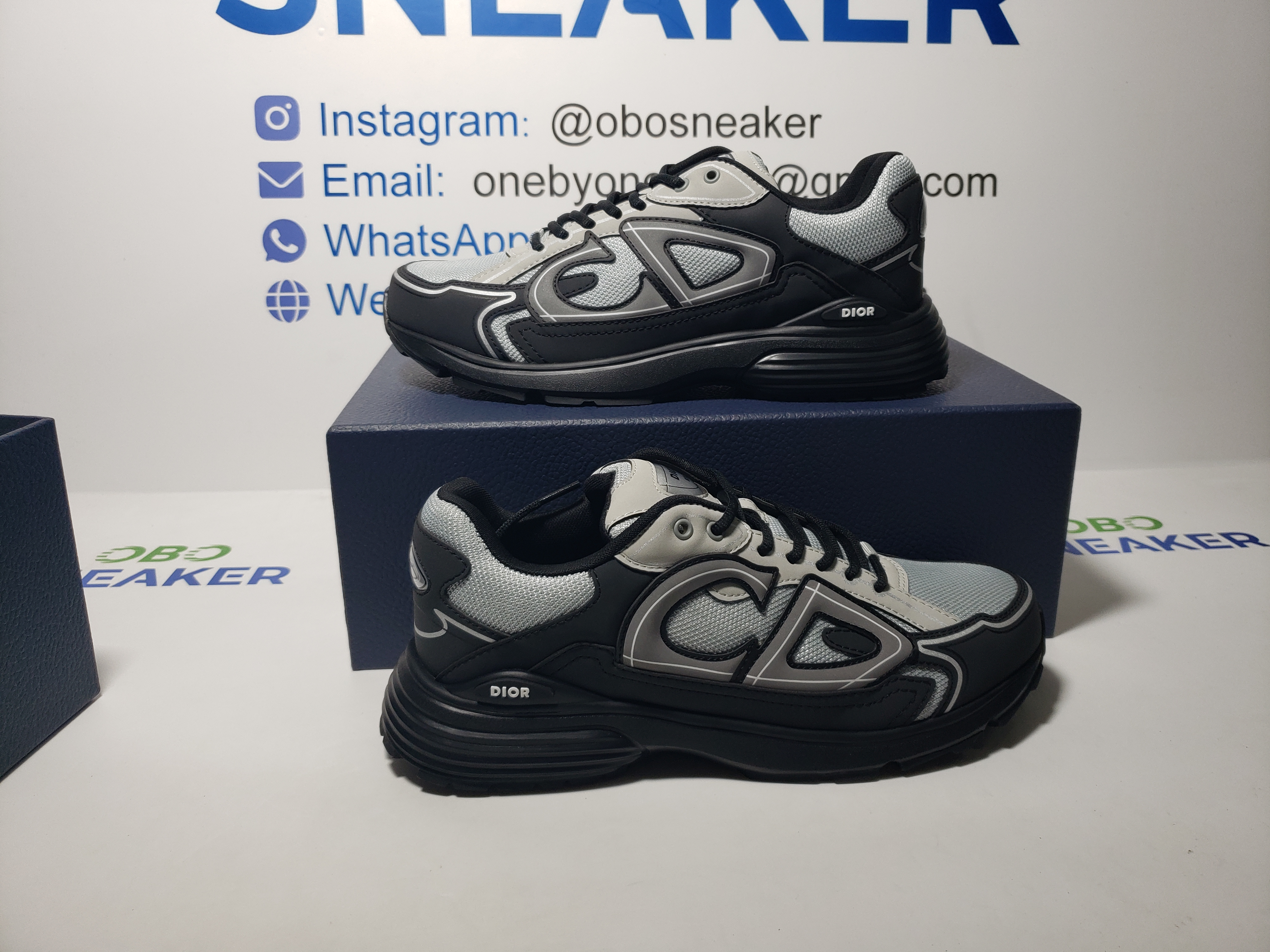 Dior B30 Reflective CD30 Grey Anthracite 3SN279ZRA_H868 review Obosneaker 00