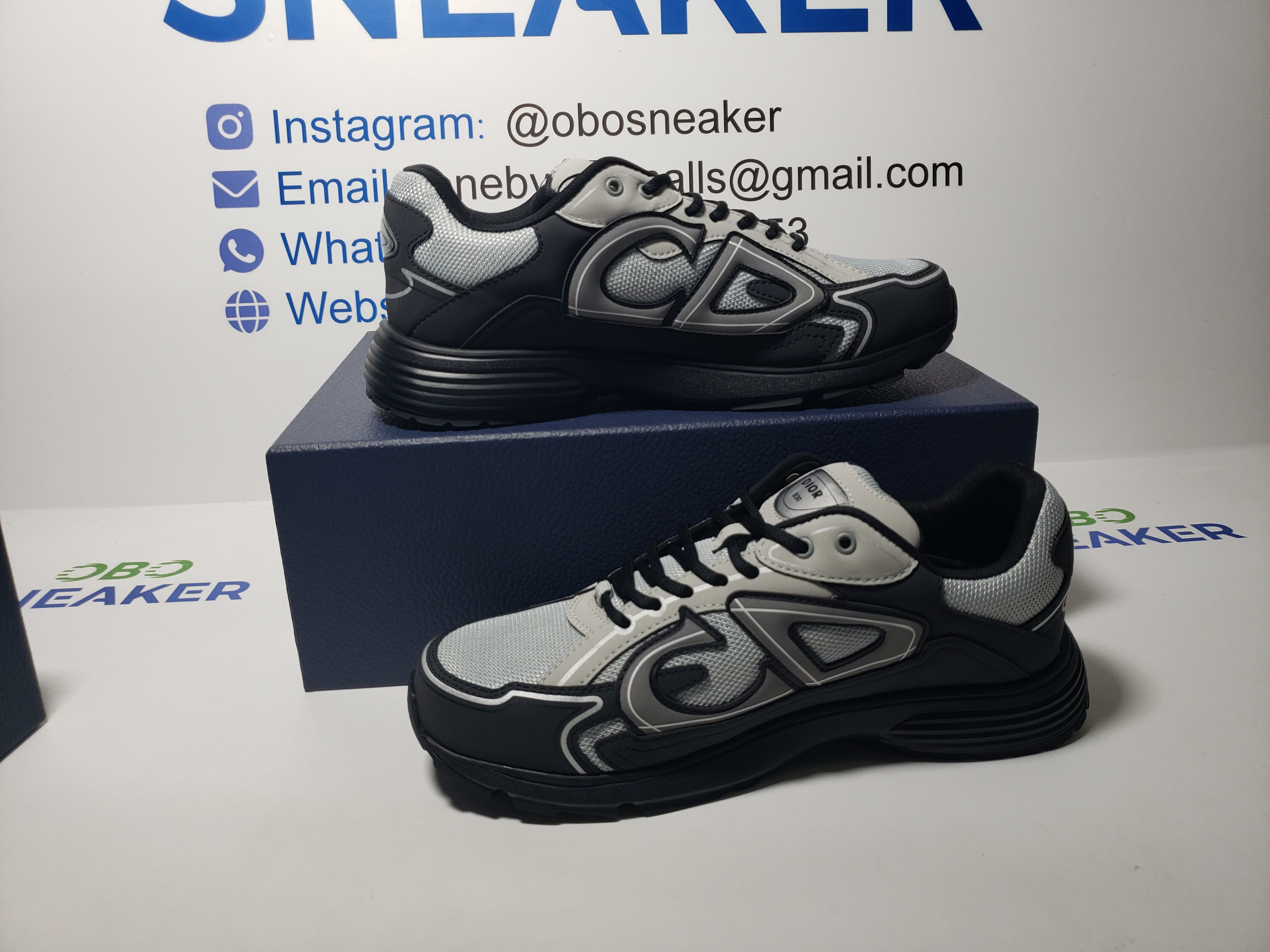 Dior B30 Reflective CD30 Grey Anthracite 3SN279ZRA_H868 review Obosneaker 01