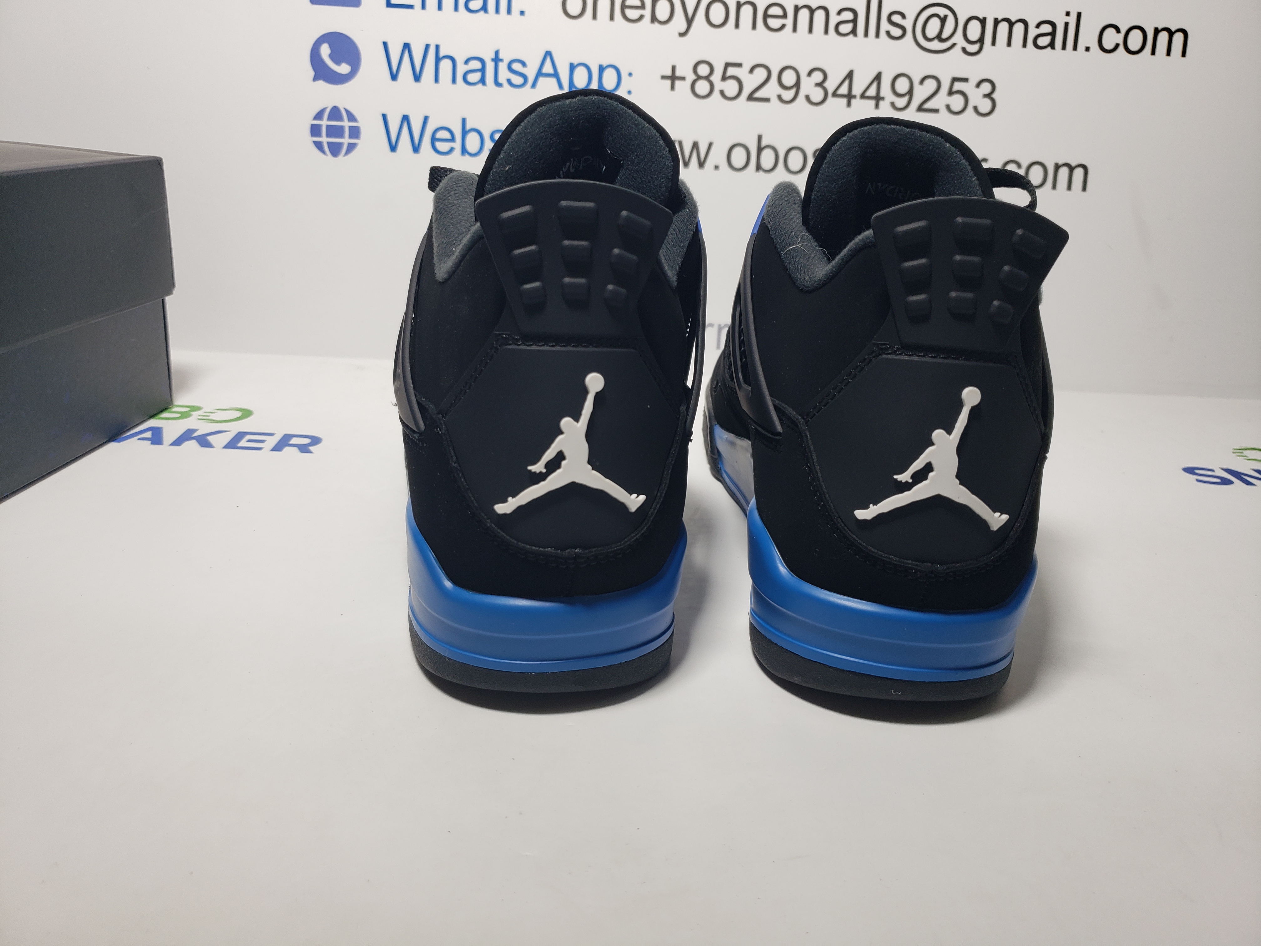 Air Jordan 4 Retro Black Blue CT8527-018  review Obosneaker 02