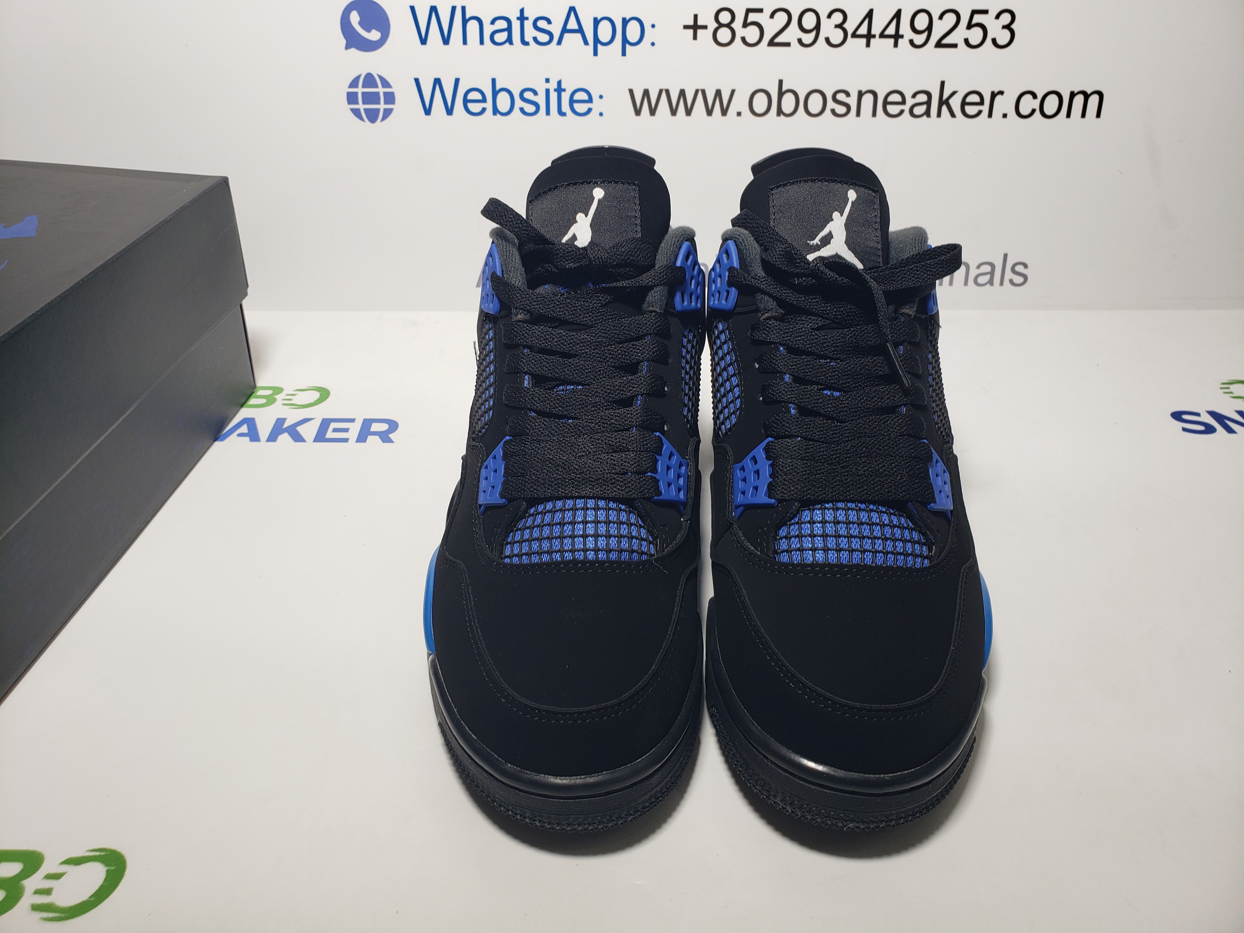 Air Jordan 4 Retro Black Blue CT8527-018  review Obosneaker 03