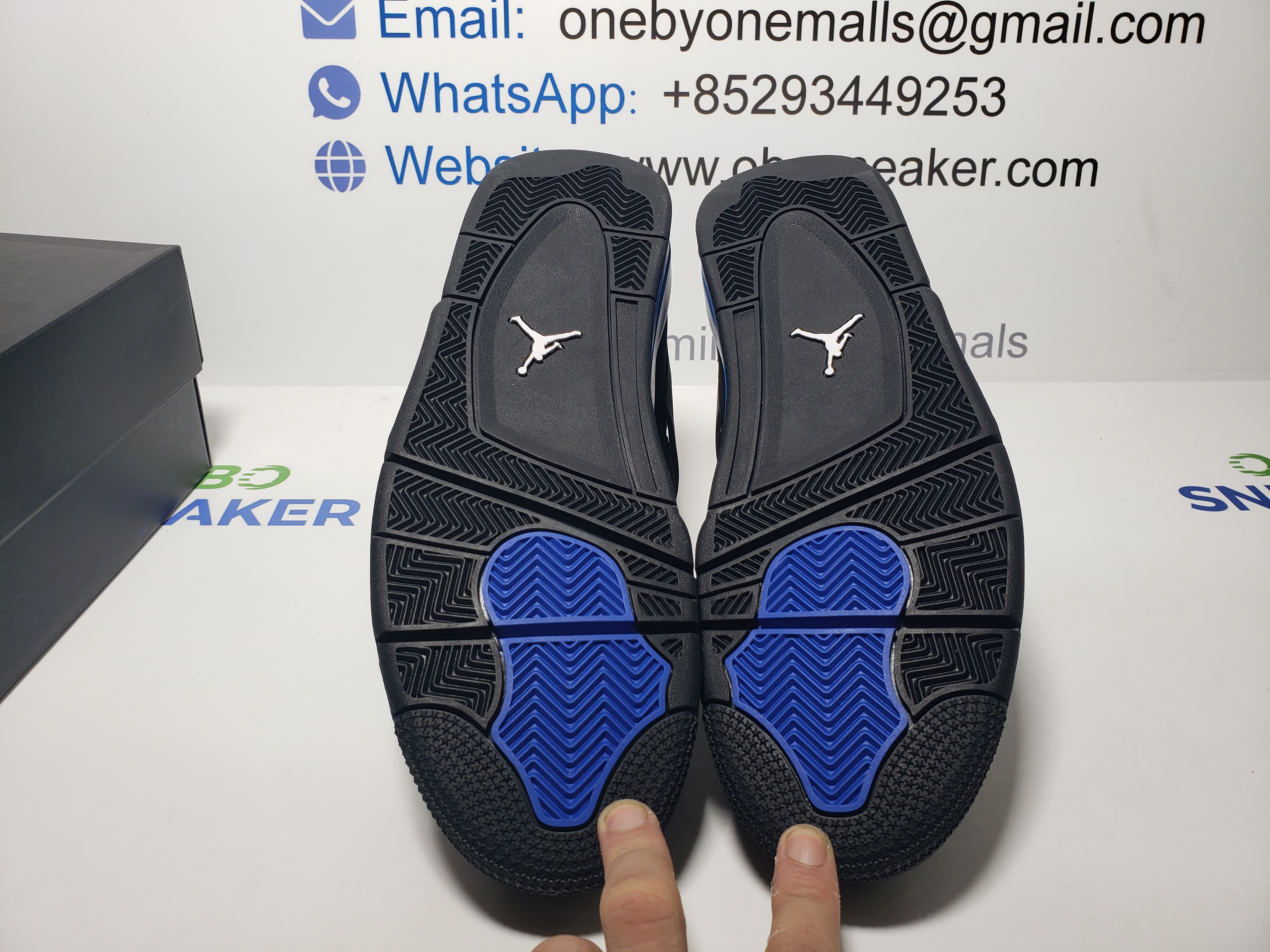 Air Jordan 4 Retro Black Blue CT8527-018  review Obosneaker 04