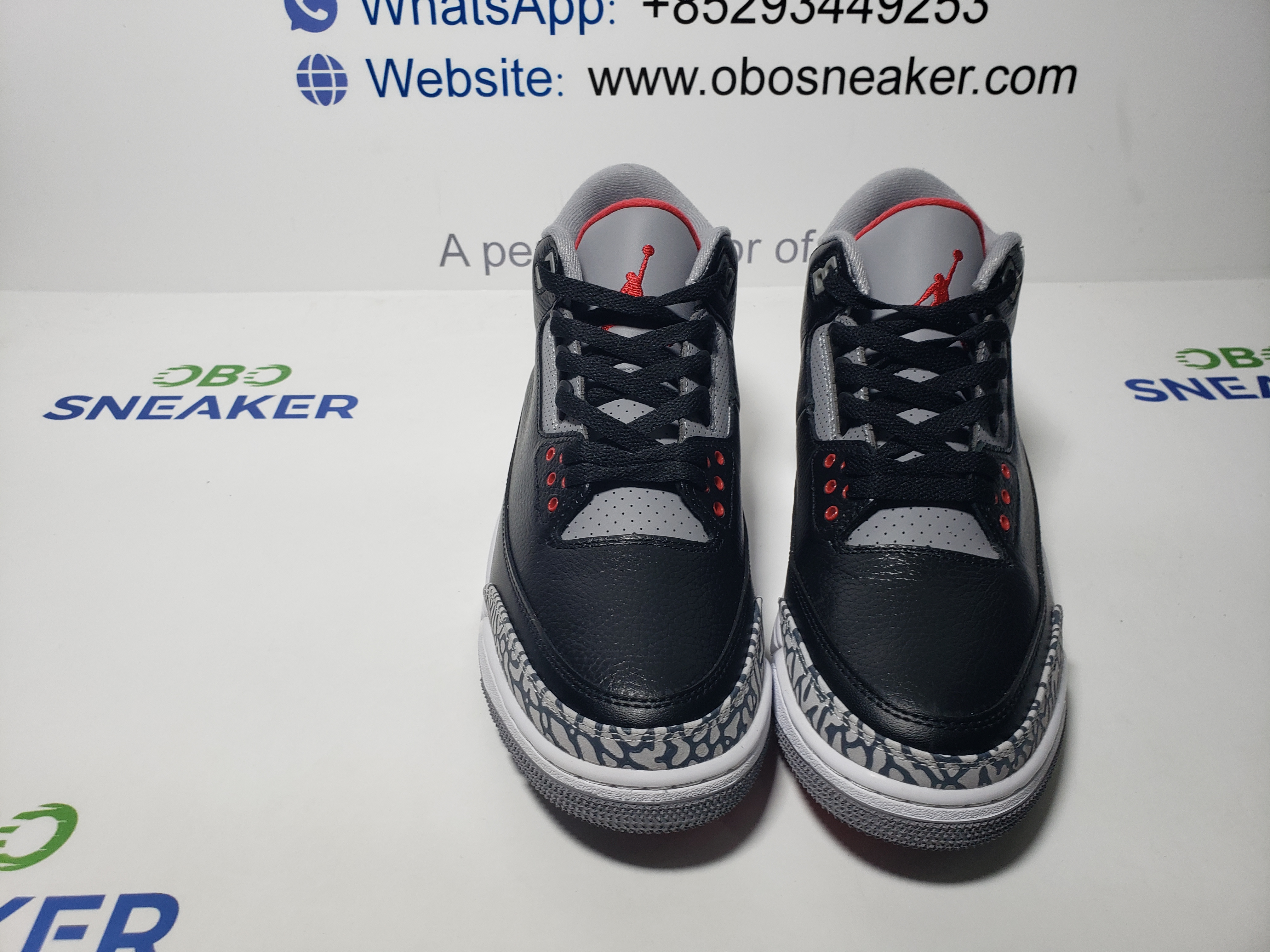 Air Jordan 3 Retro Black Cement (2018)  854262-001 review Obosneaker 03