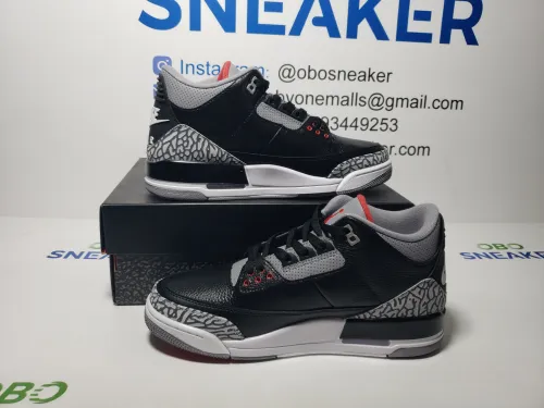 Air Jordan 3 Retro Black Cement (2018)  854262-001 review 