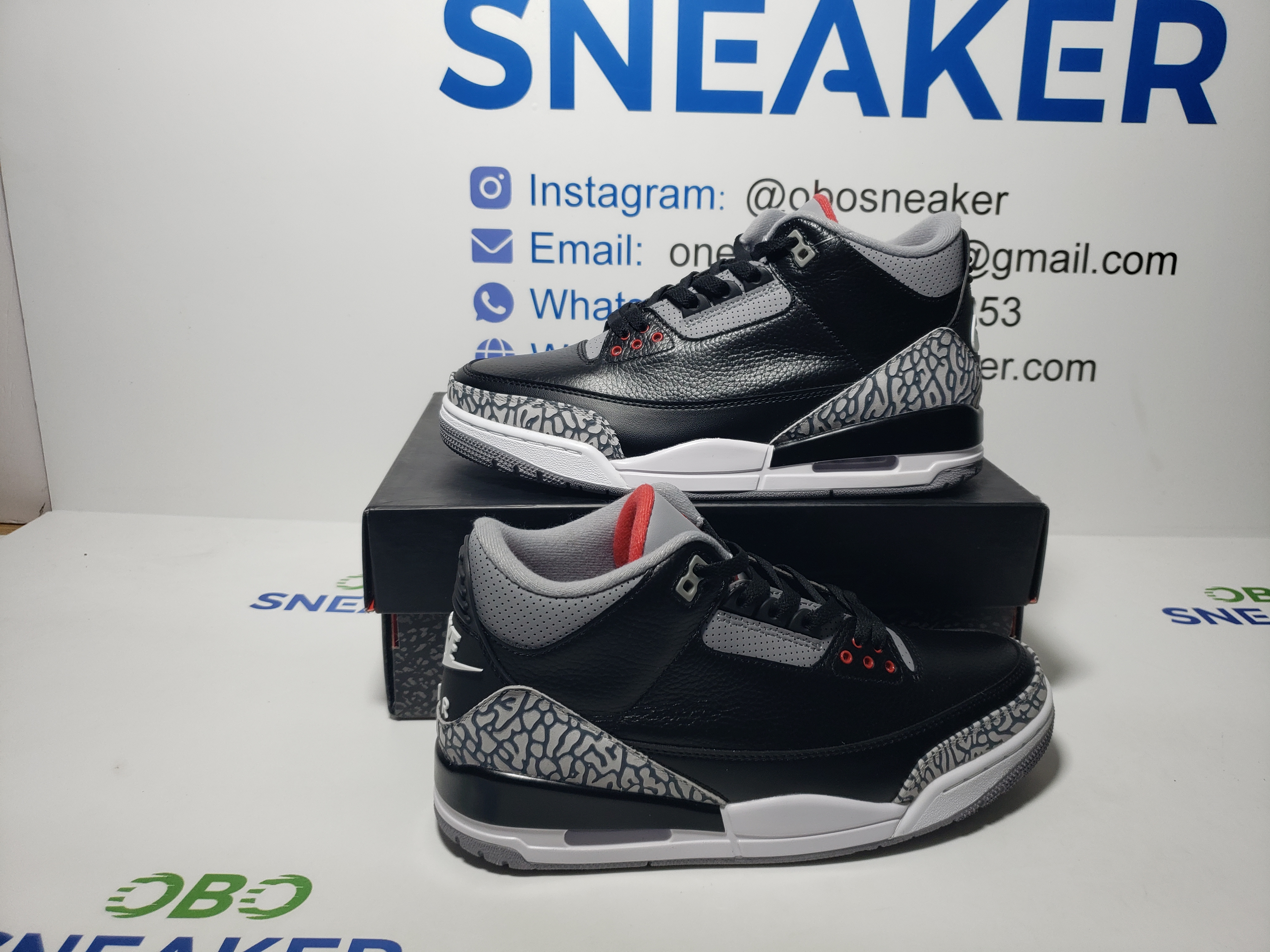 Air Jordan 3 Retro Black Cement (2018)  854262-001 review Obosneaker 01