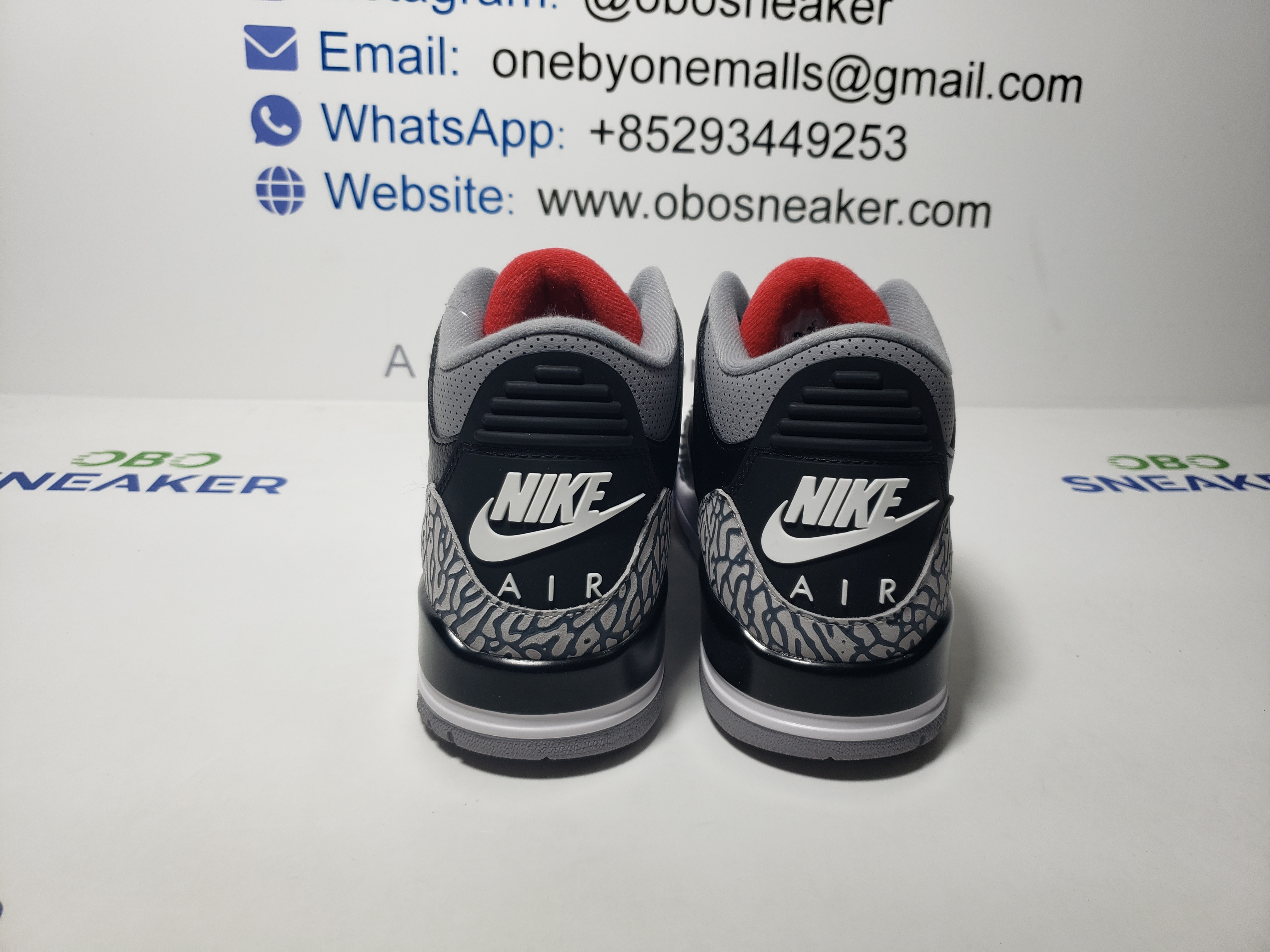 Air Jordan 3 Retro Black Cement (2018)  854262-001 review Obosneaker 02