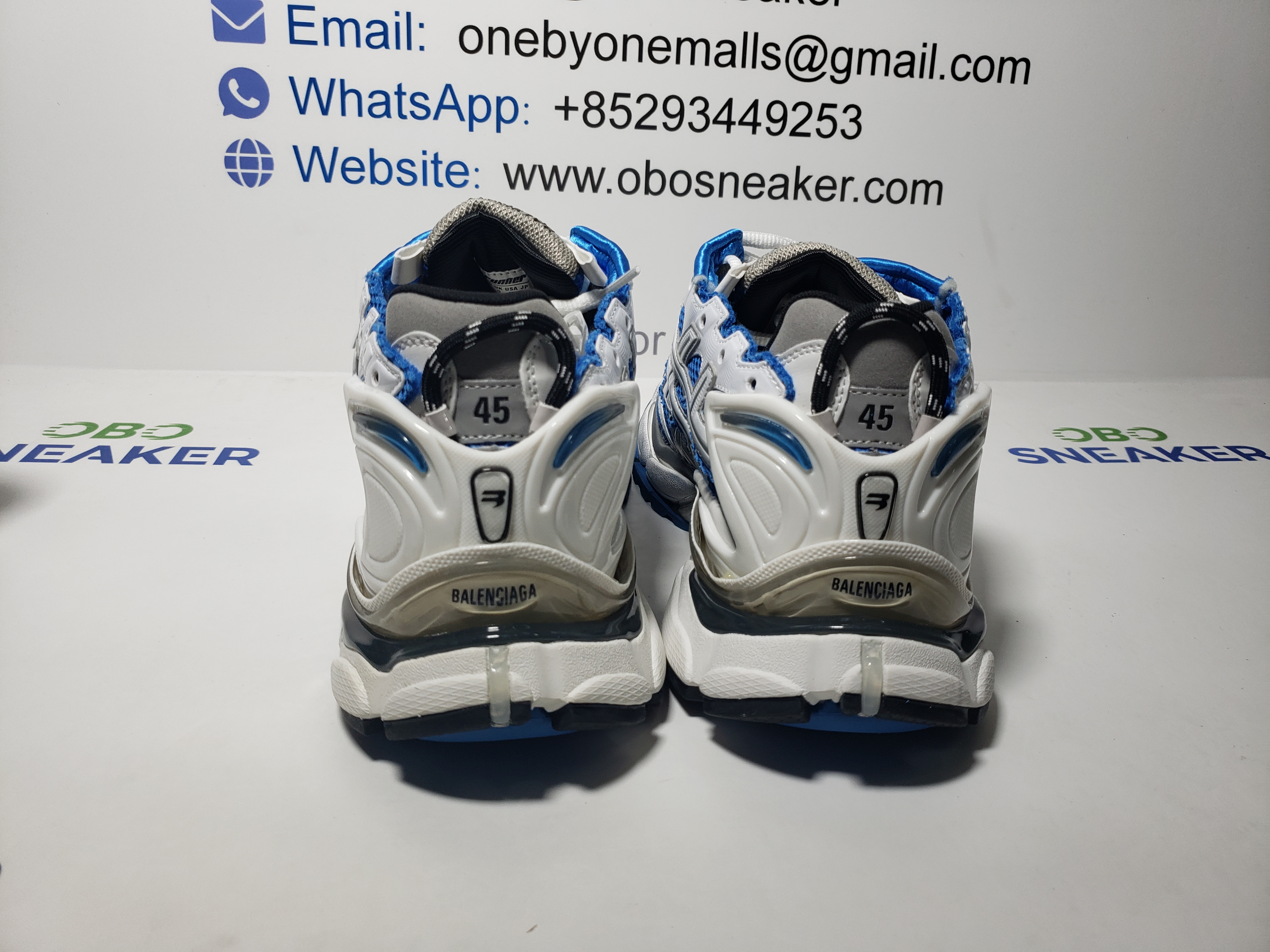 Balenciaga Runner Blue White (Women's) 677402W3RB34912 review Obosneaker 02
