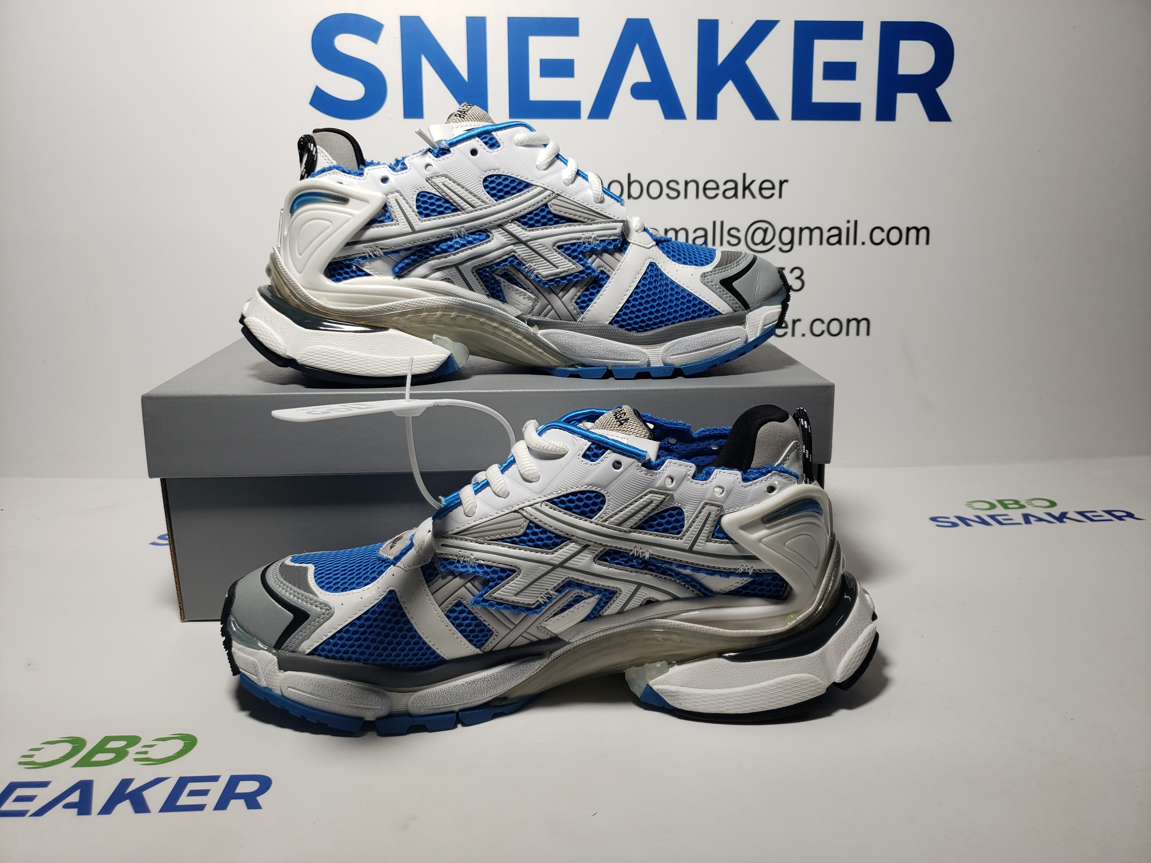 Balenciaga Runner Blue White (Women's) 677402W3RB34912 review Obosneaker 01