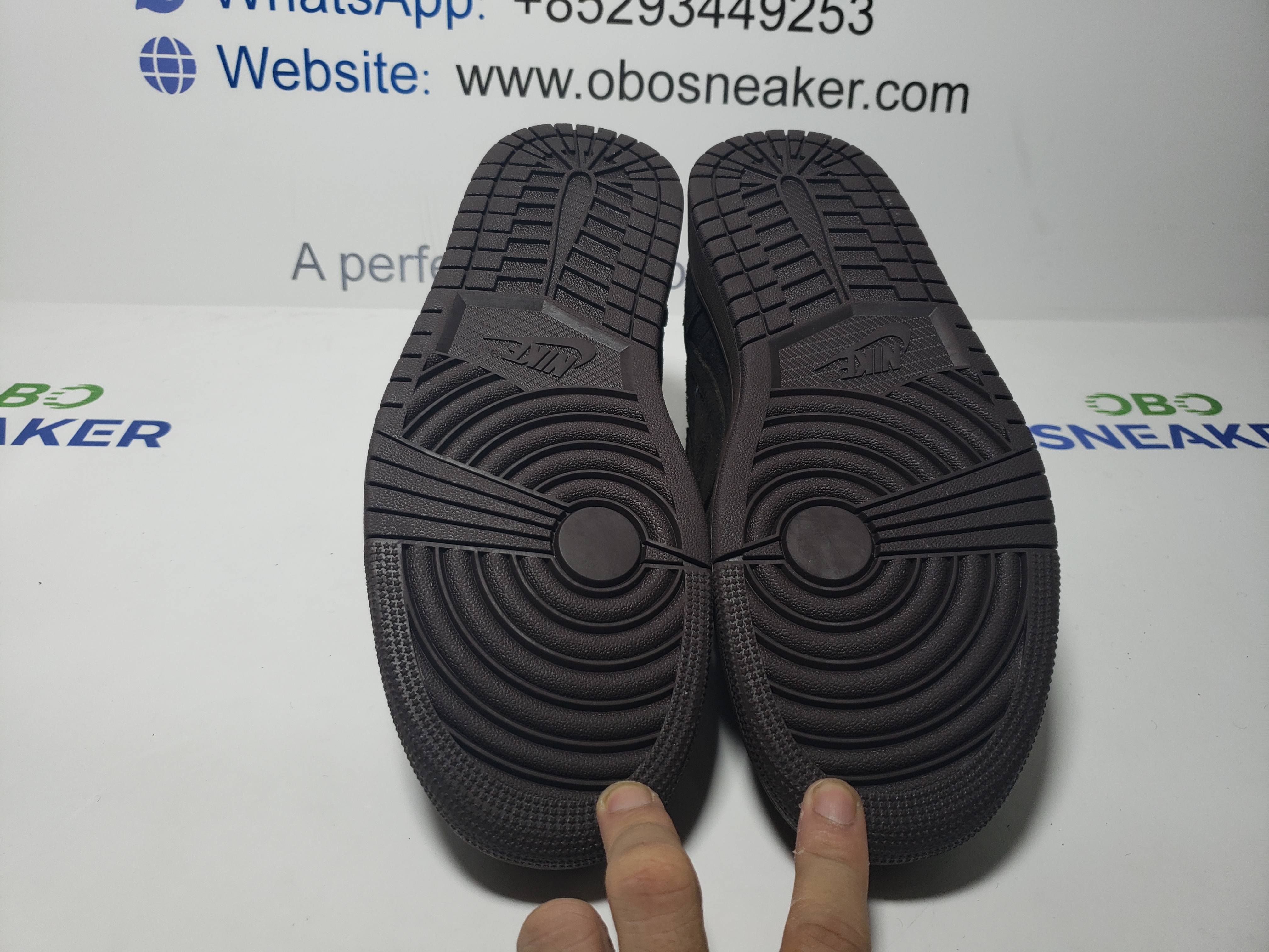 TOP Version Travis Scott x Air Jordan 1 Retro Low OG SP Velvet Brown DM7866-202 review Obosneaker 04