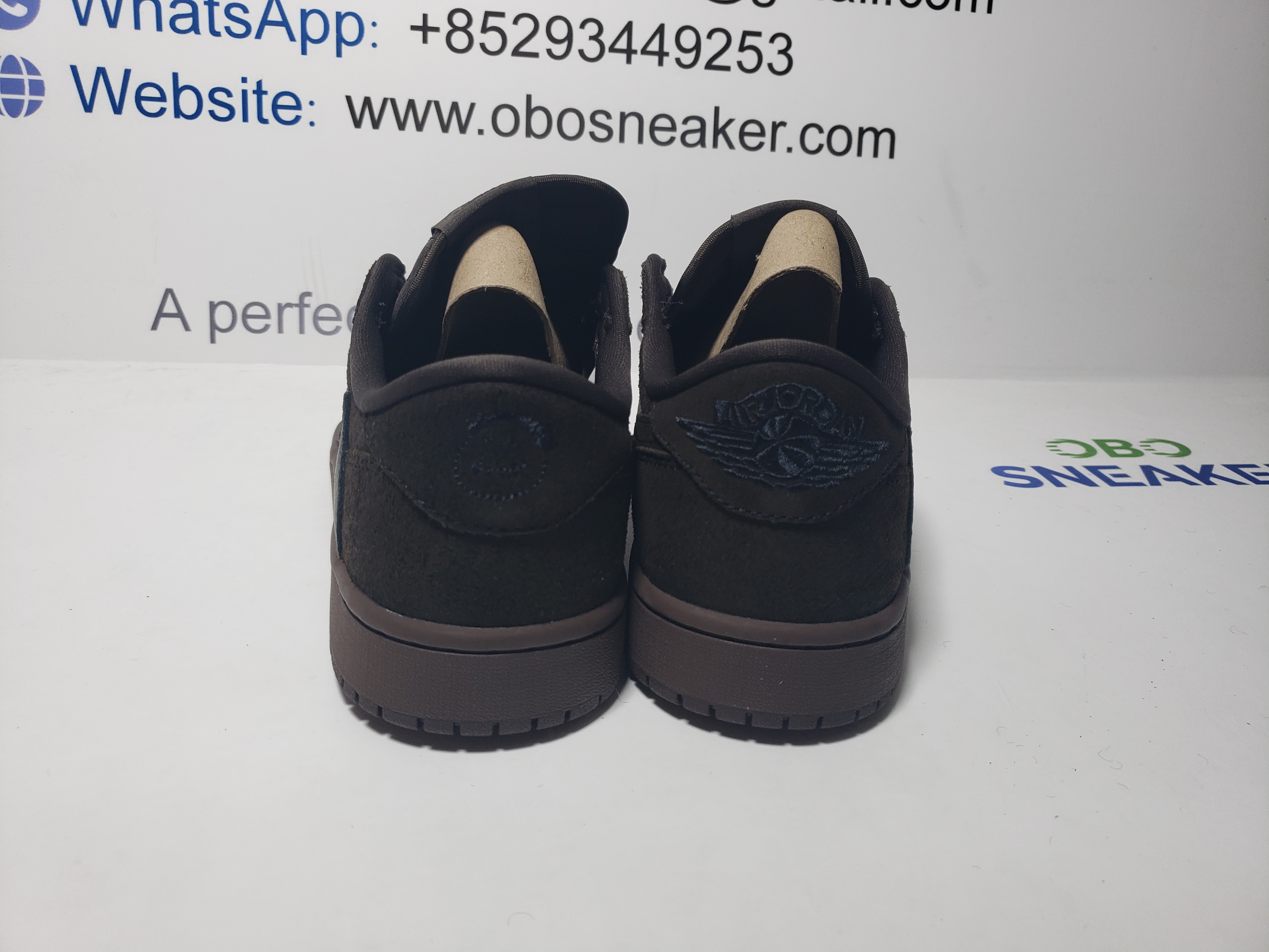 TOP Version Travis Scott x Air Jordan 1 Retro Low OG SP Velvet Brown DM7866-202 review Obosneaker 02